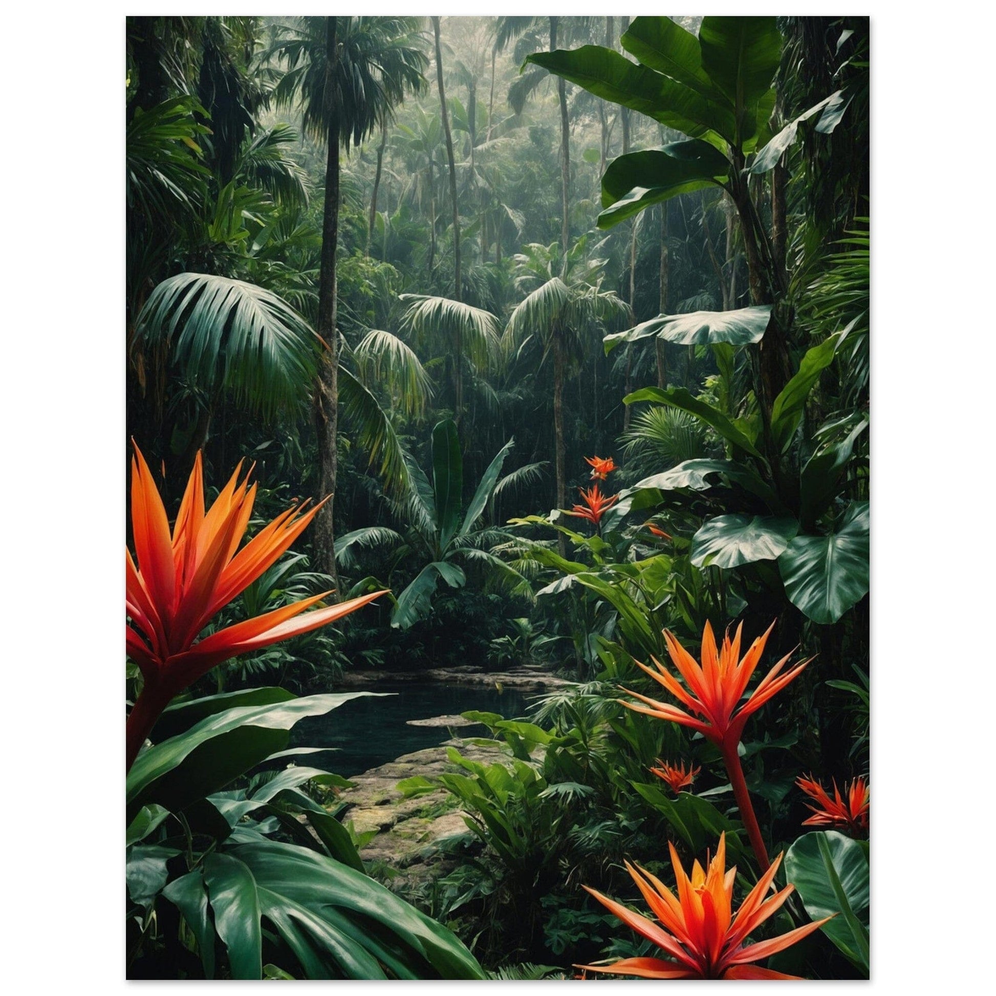 Premium Semi-Glossy Paper Poster Print Material Modern Masterpieces 27x35 cm / 11x14″ 