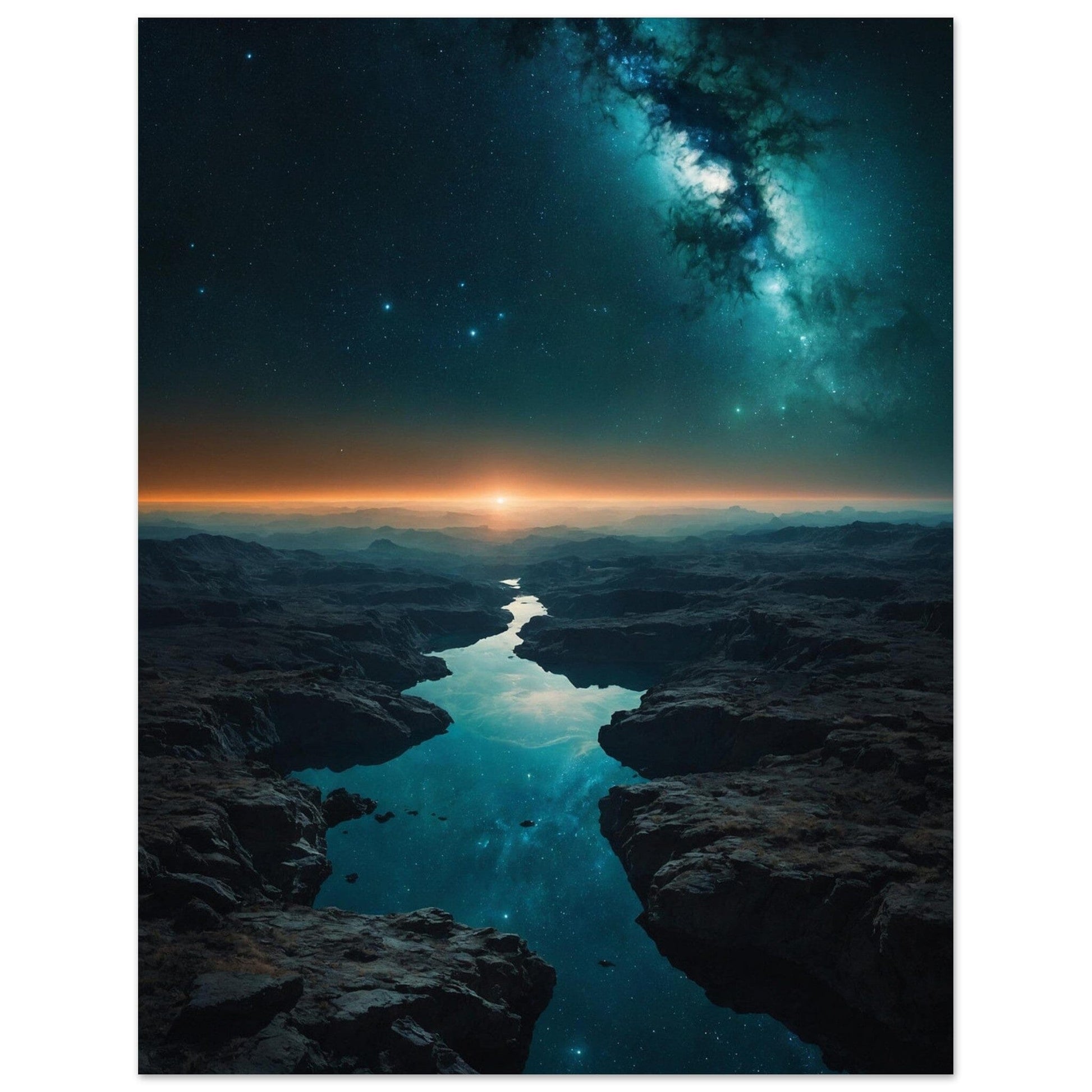 Premium Semi-Glossy Paper Poster Print Material Modern Masterpieces 27x35 cm / 11x14″ 