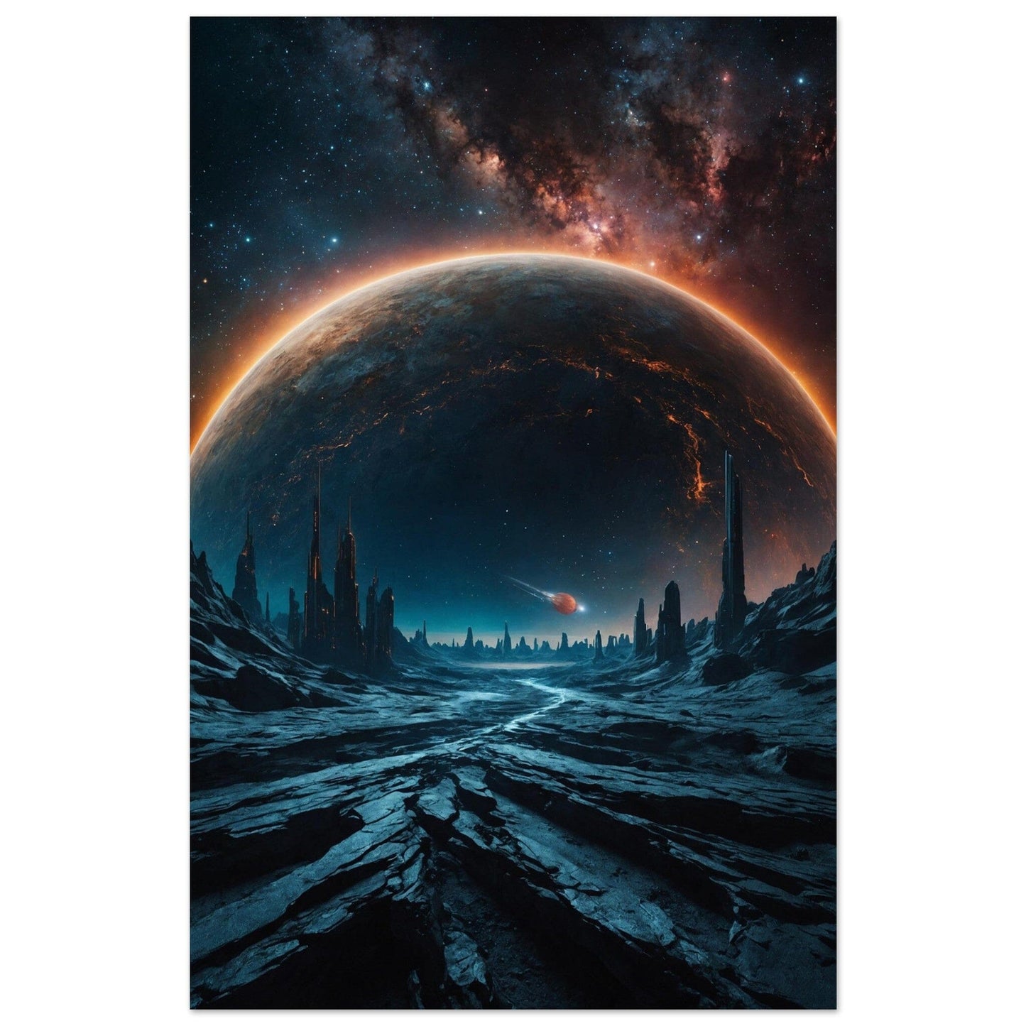 Premium Semi-Glossy Paper Poster Print Material Modern Masterpieces 28x43 cm / XL (11x17″) 