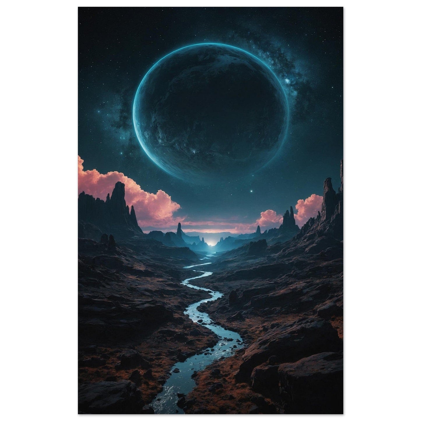Premium Semi-Glossy Paper Poster Print Material Modern Masterpieces 28x43 cm / XL (11x17″) 