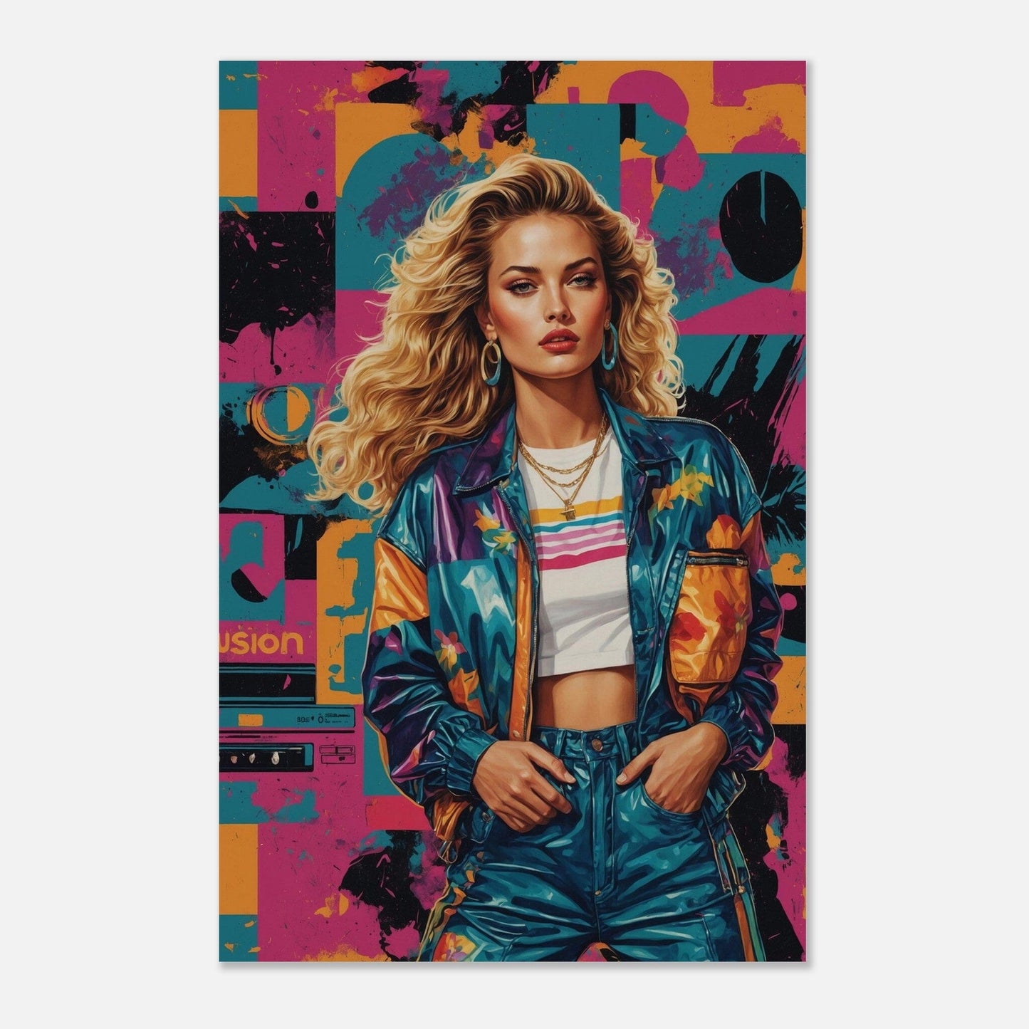 Premium Semi-Glossy Paper Poster Print Material Modern Masterpieces 28x43 cm / XL (11x17″) 