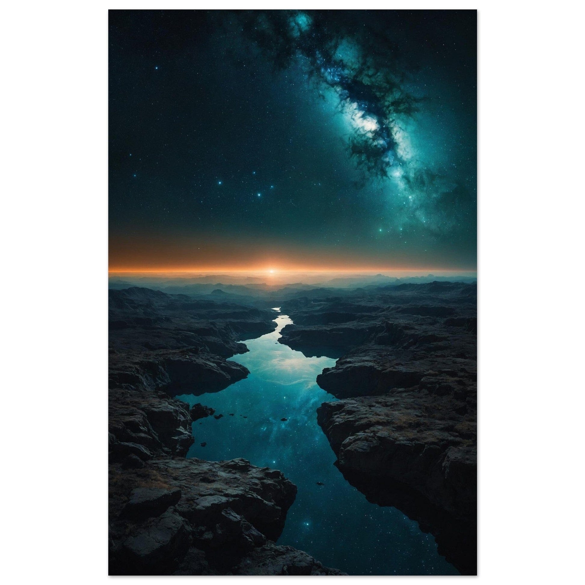 Premium Semi-Glossy Paper Poster Print Material Modern Masterpieces 28x43 cm / XL (11x17″) 