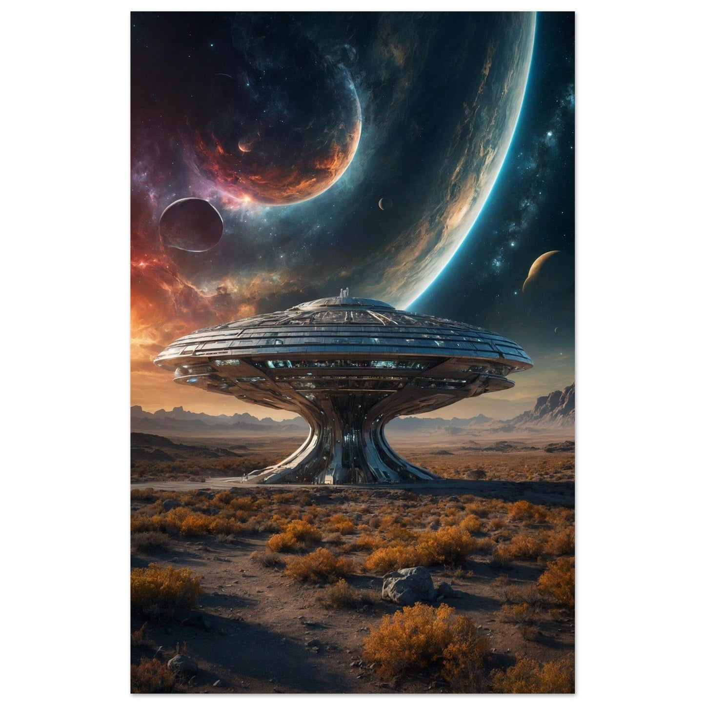 Premium Semi-Glossy Paper Poster Print Material Modern Masterpieces 28x43 cm / XL (11x17″) 