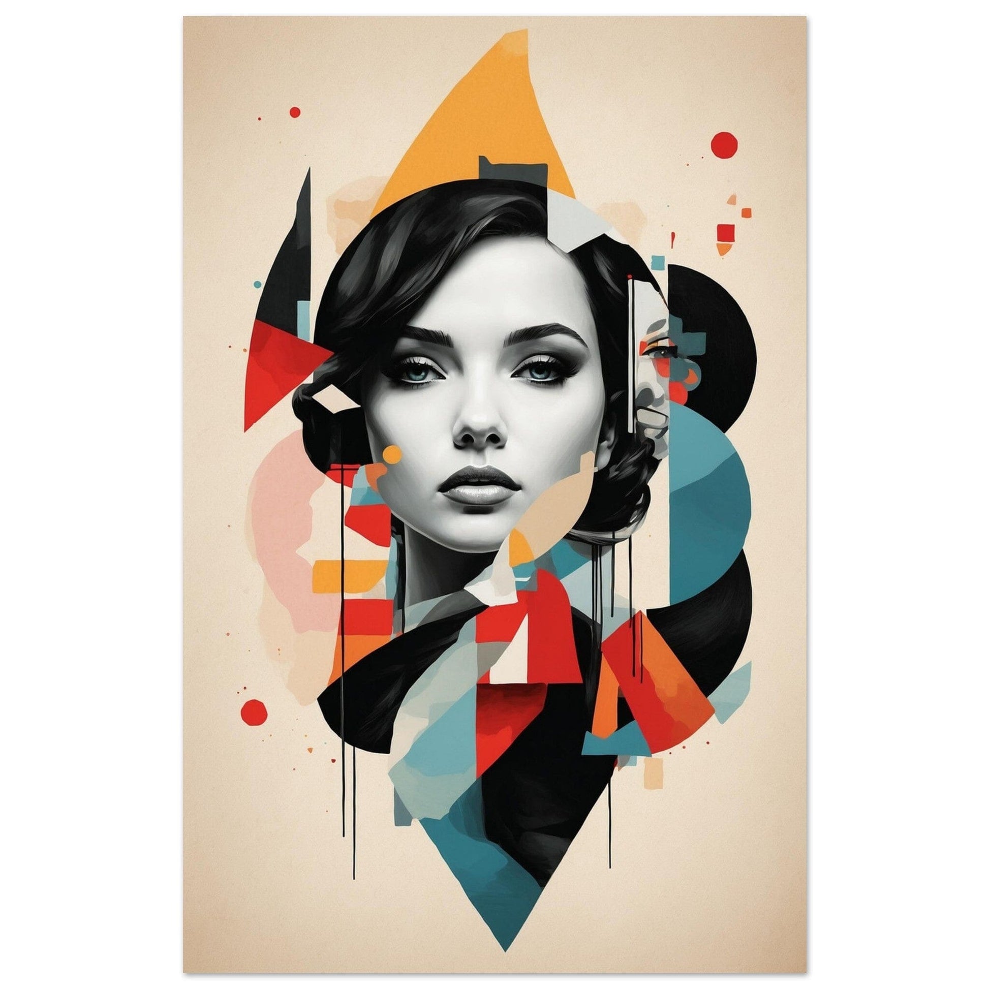 Premium Semi-Glossy Paper Poster Print Material Modern Masterpieces 28x43 cm / XL (11x17″) 