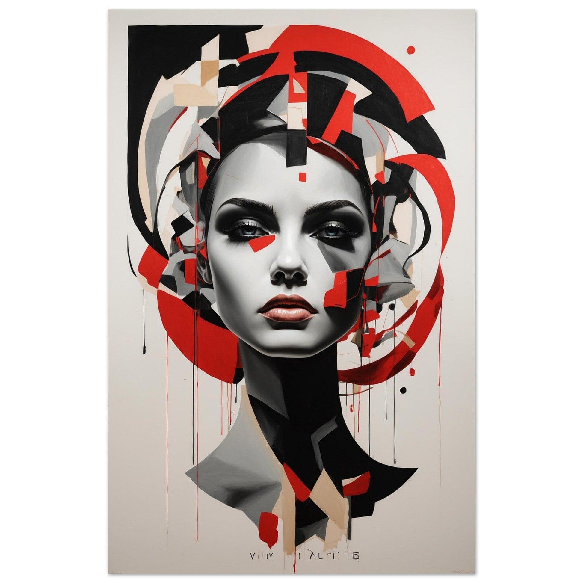 Premium Semi-Glossy Paper Poster Print Material Modern Masterpieces 28x43 cm / XL (11x17″) 