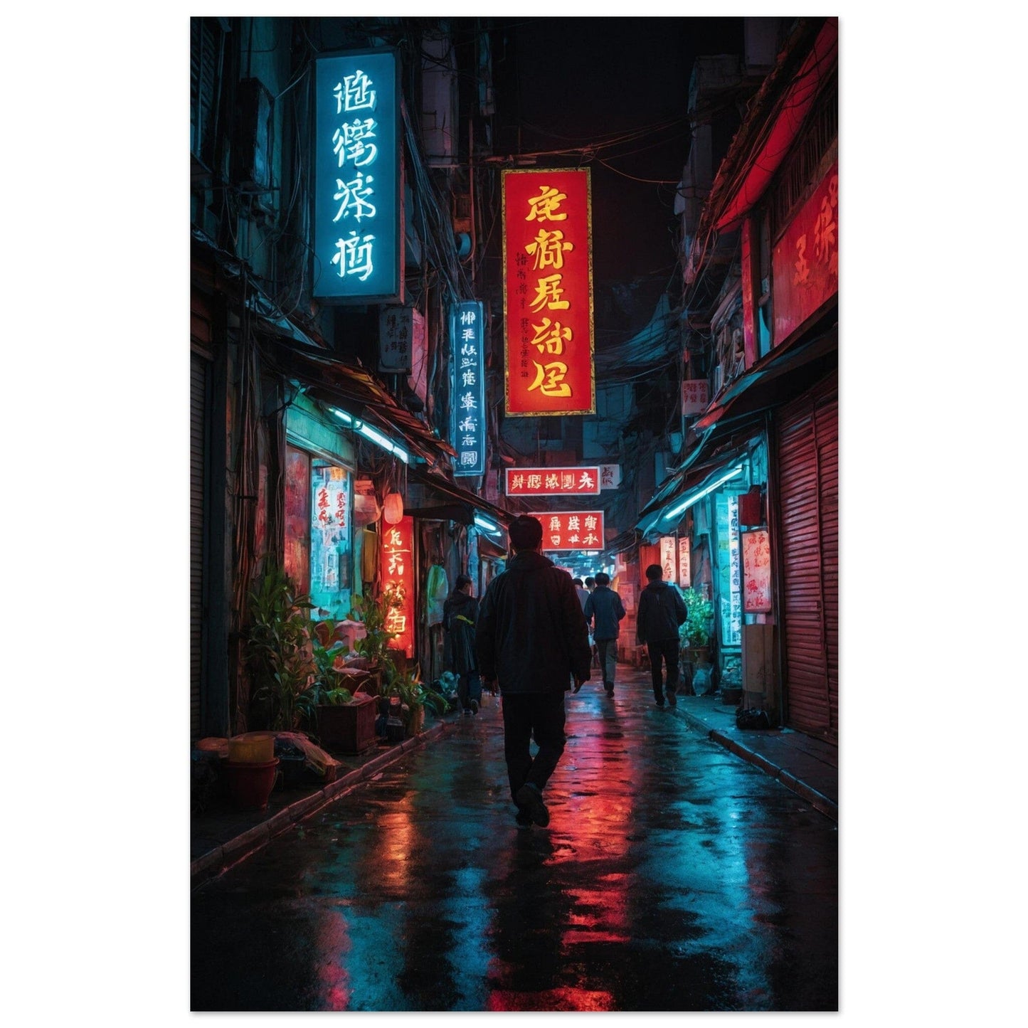 Premium Semi-Glossy Paper Poster Print Material Modern Masterpieces 28x43 cm / XL (11x17″) 