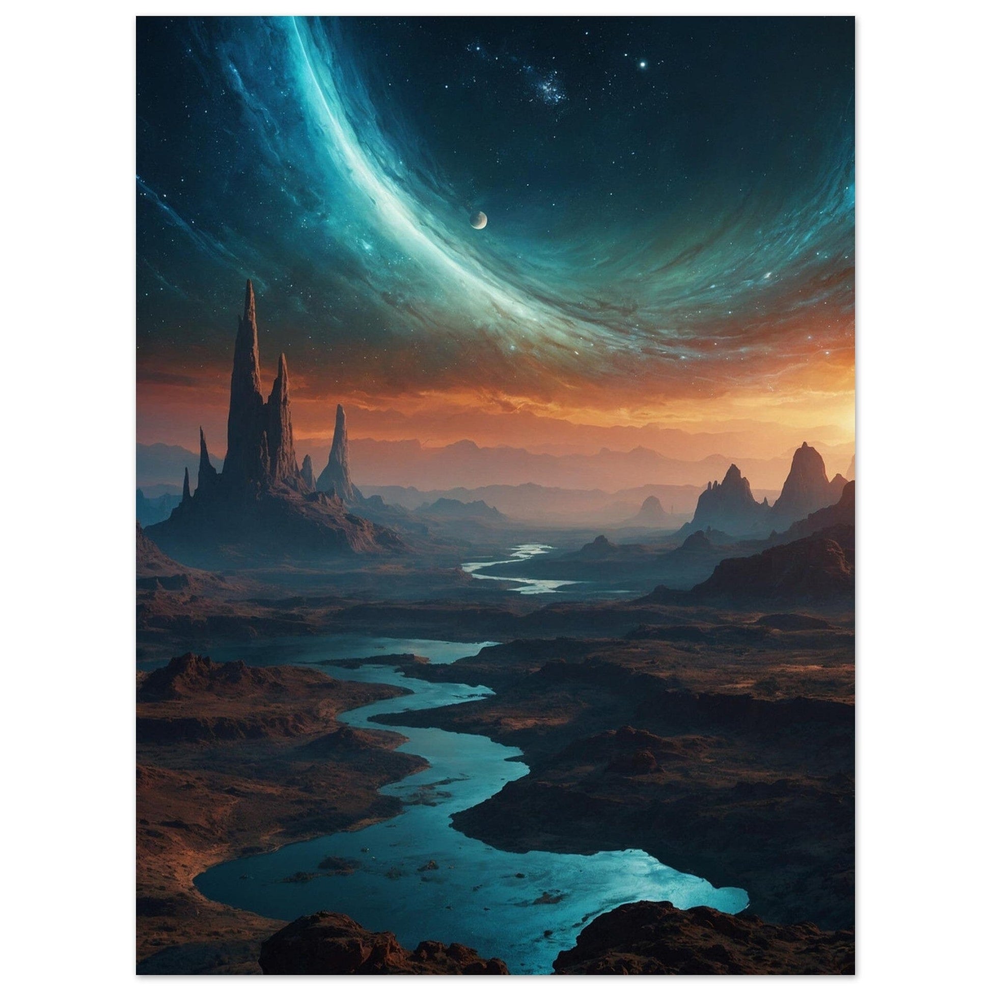 Premium Semi-Glossy Paper Poster Print Material Modern Masterpieces 45x60 cm / 18x24″ 
