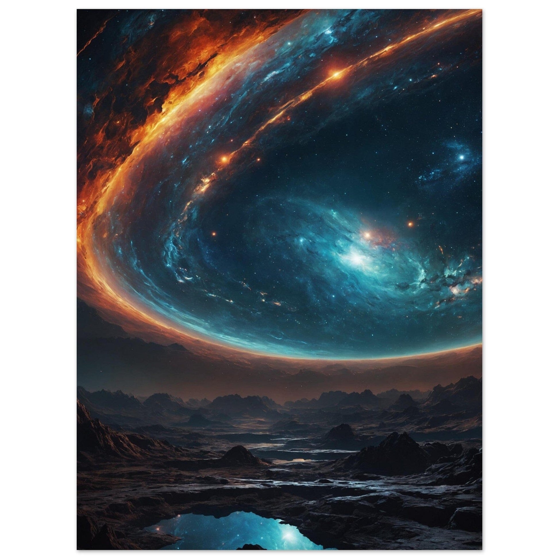 Premium Semi-Glossy Paper Poster Print Material Modern Masterpieces 60x80 cm / 24x32″ 