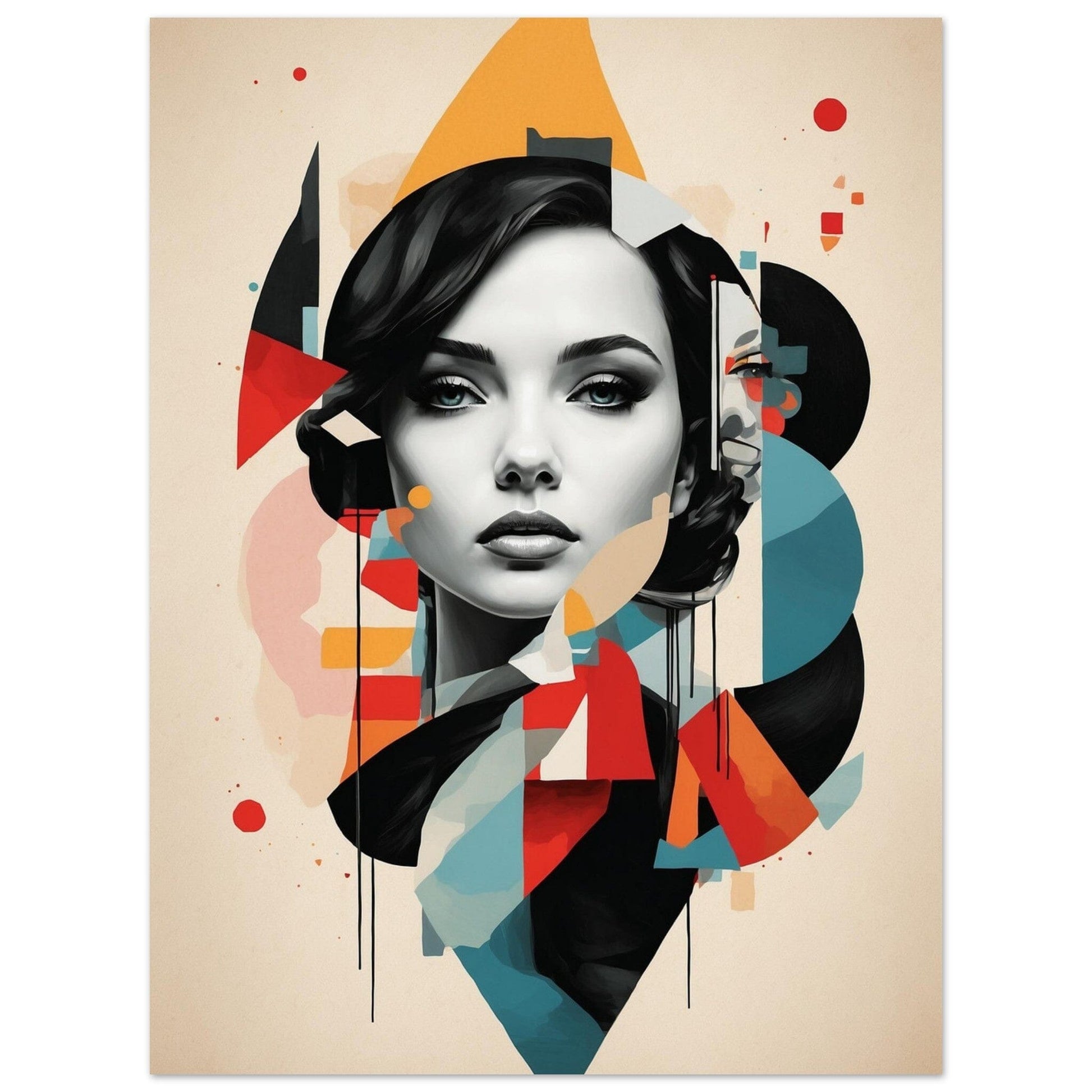 Premium Semi-Glossy Paper Poster Print Material Modern Masterpieces 60x80 cm / 24x32″ 