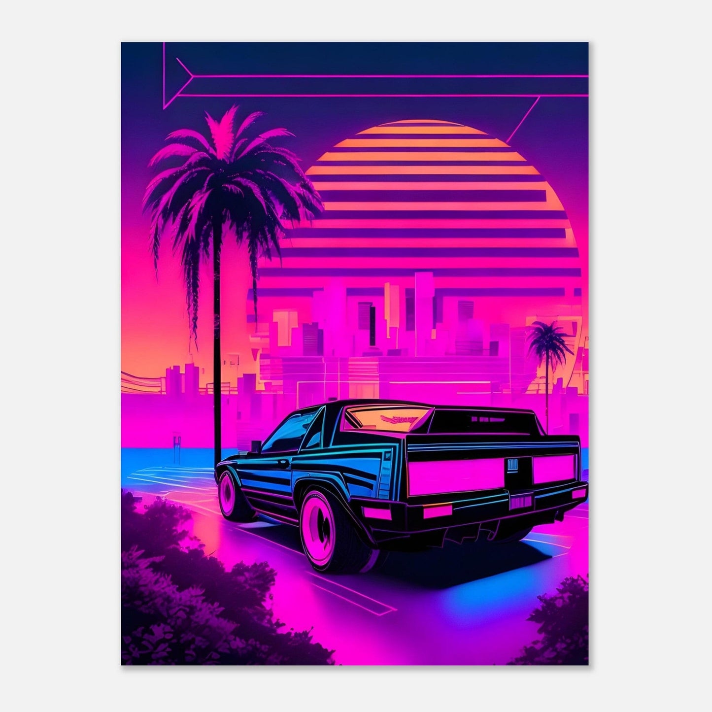 Premium Semi-Glossy Paper Poster Print Material Modern Masterpieces 60x80 cm / 24x32″ 
