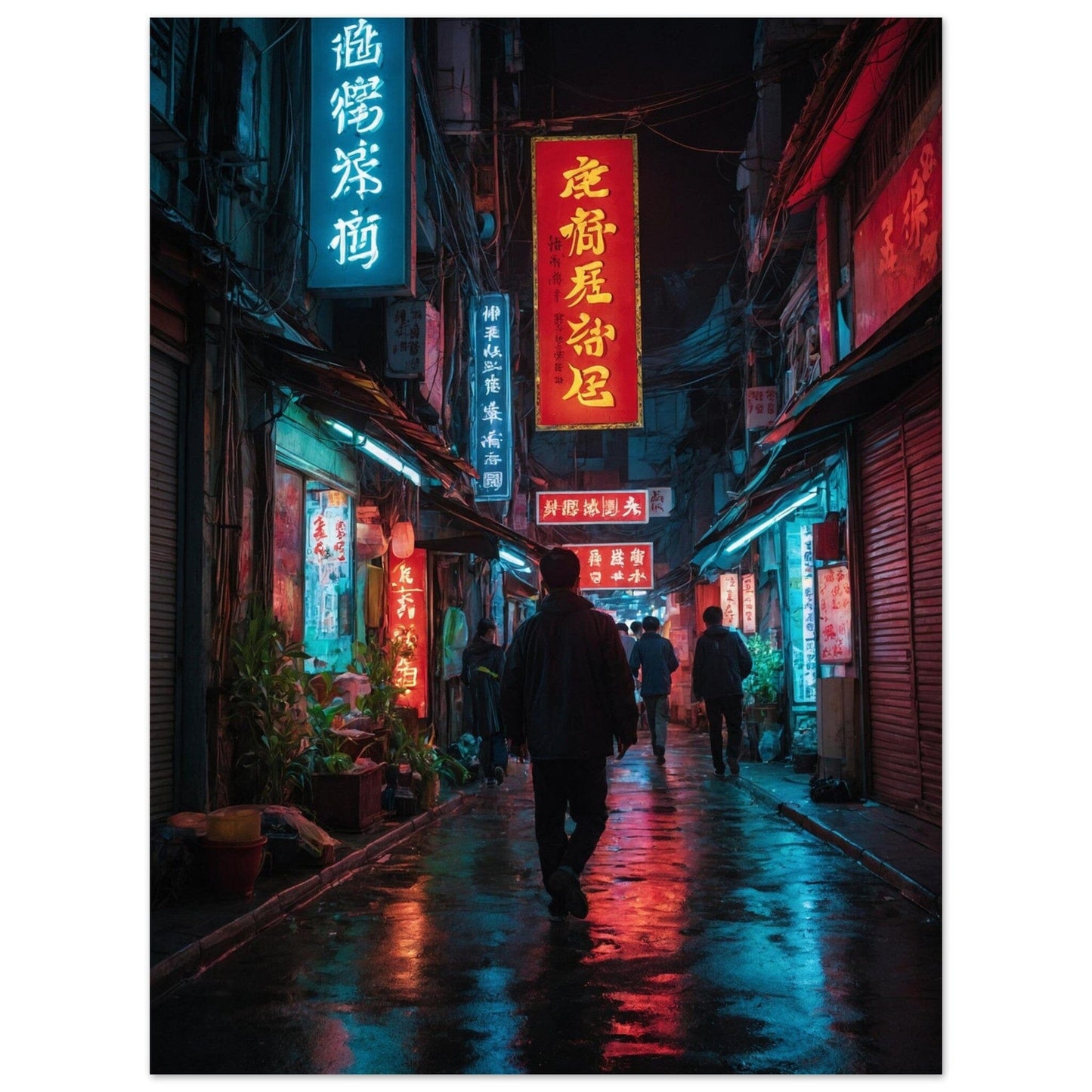 Premium Semi-Glossy Paper Poster Print Material Modern Masterpieces 60x80 cm / 24x32″ 