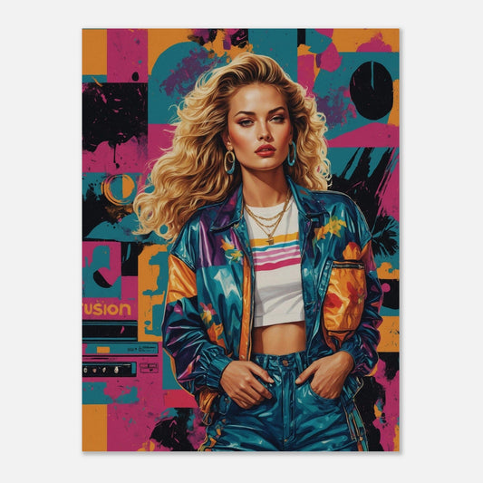 Premium Semi-Glossy Paper Poster Print Material Modern Masterpieces 60x80 cm / 24x32″ 