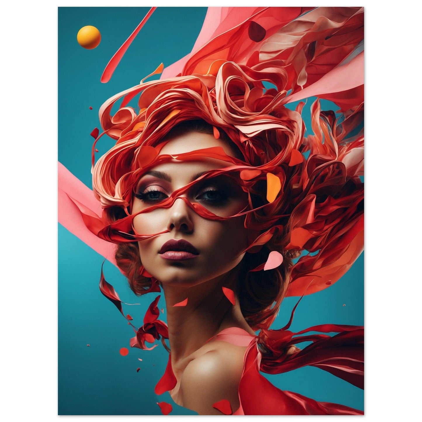 Premium Semi-Glossy Paper Poster Print Material Modern Masterpieces 60x80 cm / 24x32″ 