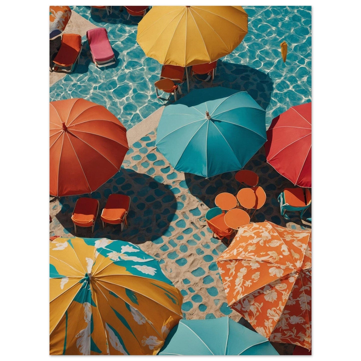 Premium Semi-Glossy Paper Poster Print Material Modern Masterpieces 60x80 cm / 24x32″ 