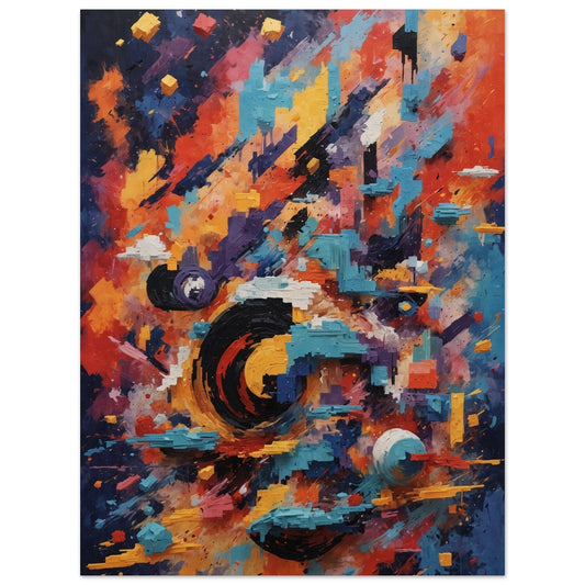 Premium Semi-Glossy Paper Poster Print Material Modern Masterpieces 60x80 cm / 24x32″ 
