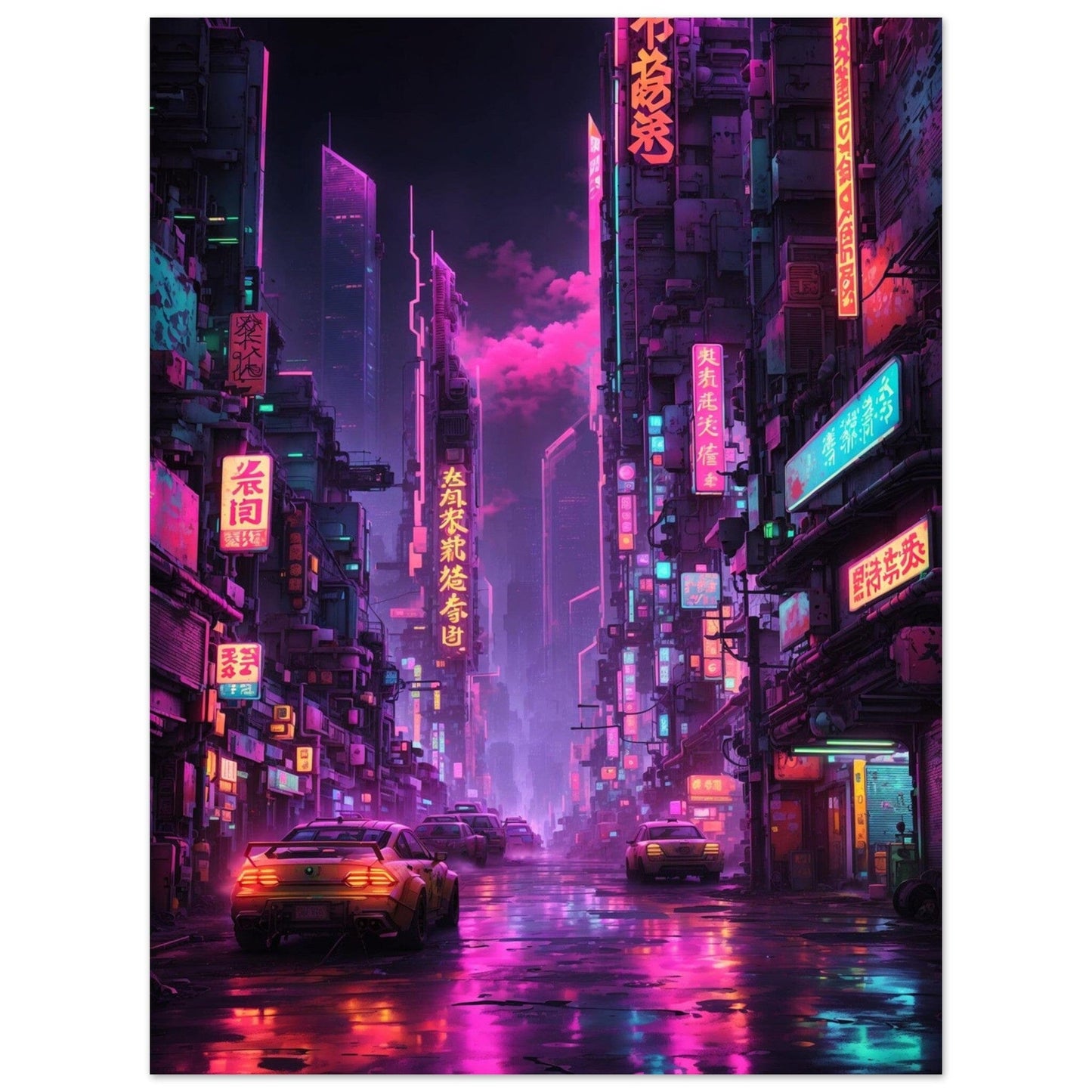 Premium Semi-Glossy Paper Poster Print Material Modern Masterpieces 60x80 cm / 24x32″ 