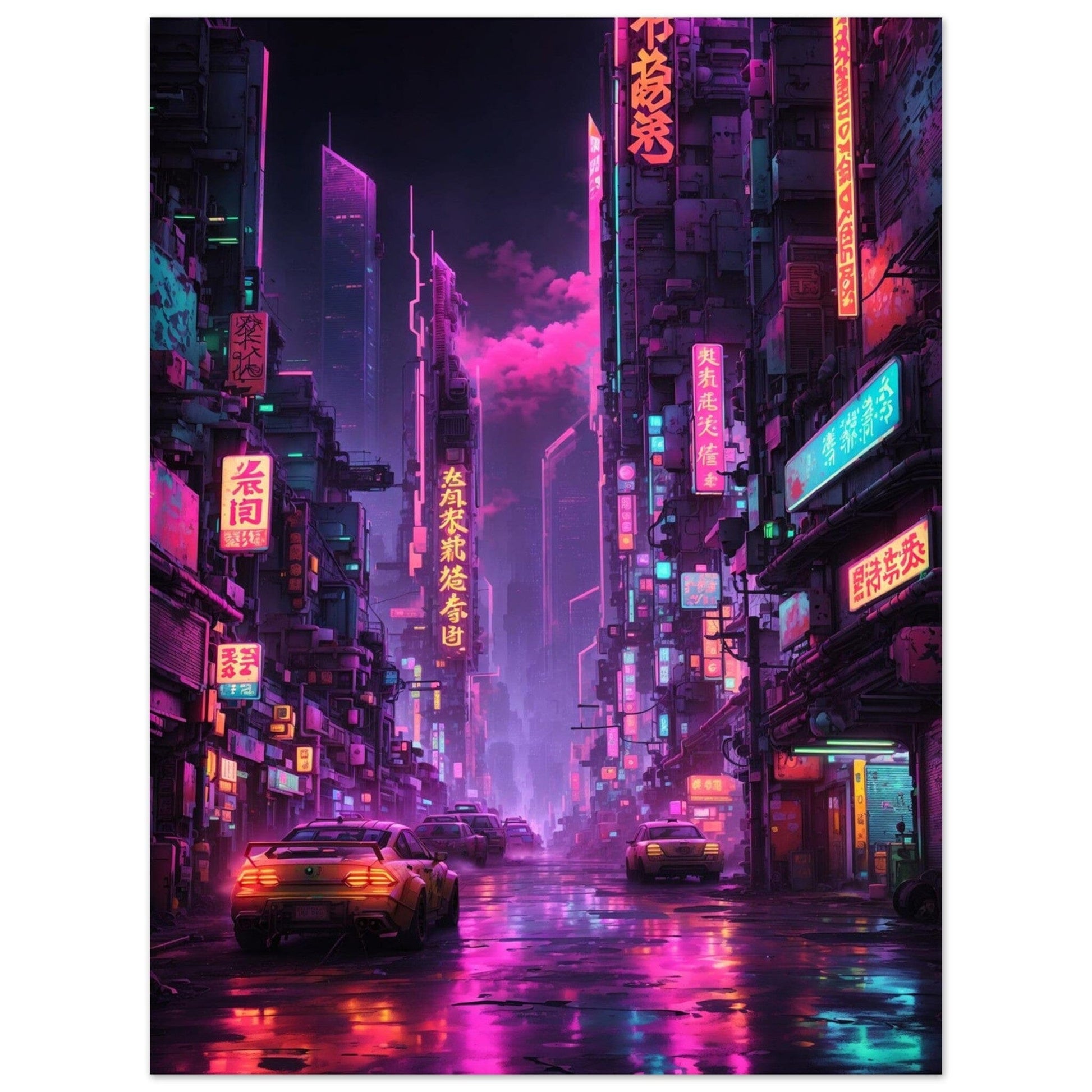 Premium Semi-Glossy Paper Poster Print Material Modern Masterpieces 60x80 cm / 24x32″ 