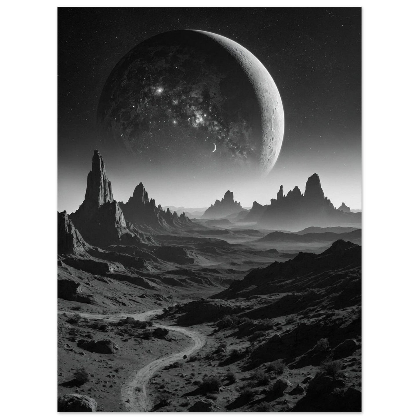 Premium Semi-Glossy Paper Poster Print Material Modern Masterpieces 60x80 cm / 24x32″ 