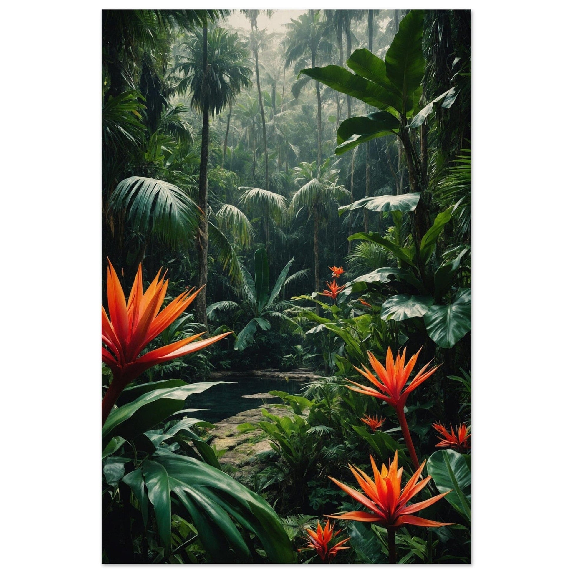 Premium Semi-Glossy Paper Poster Print Material Modern Masterpieces 60x90 cm / 24x36″ 