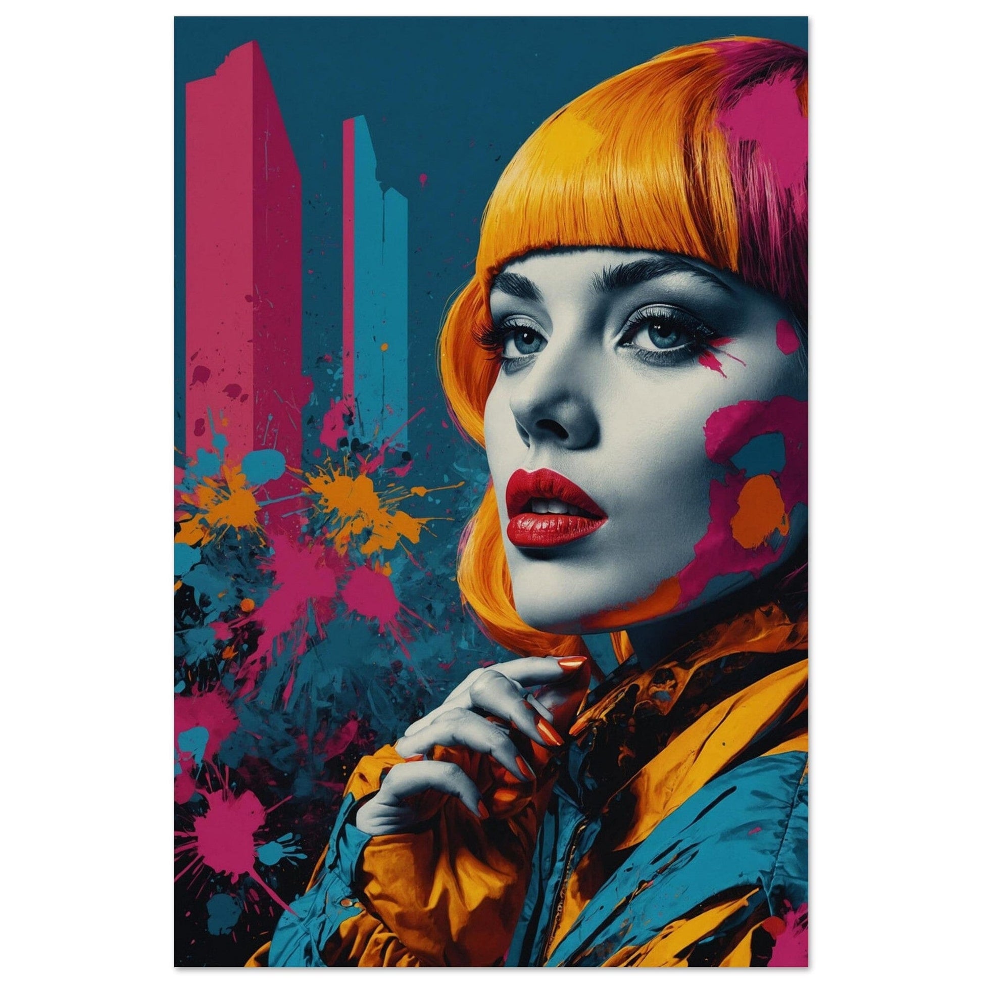 Premium Semi-Glossy Paper Poster Print Material Modern Masterpieces 60x90 cm / 24x36″ 