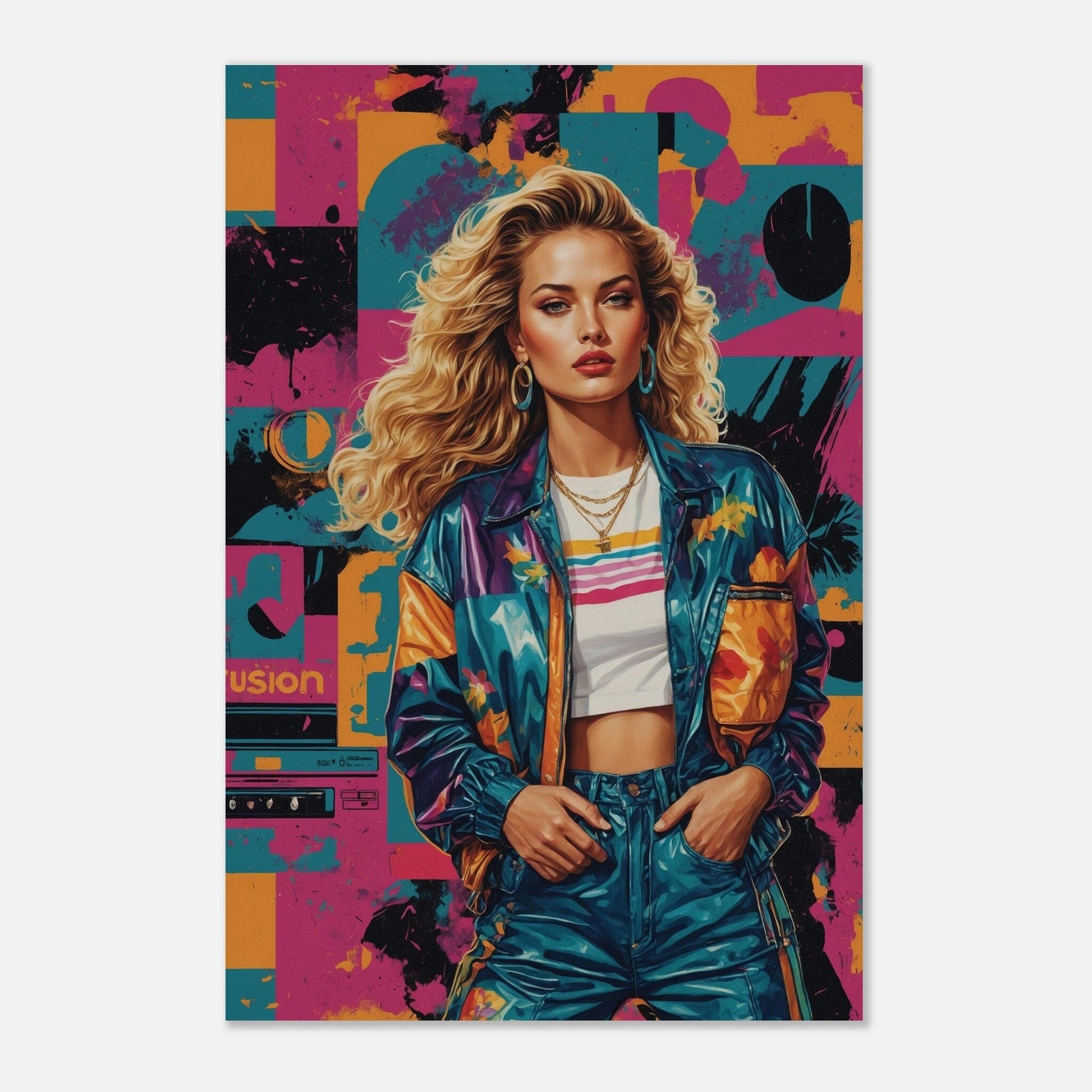Premium Semi-Glossy Paper Poster Print Material Modern Masterpieces 60x90 cm / 24x36″ 