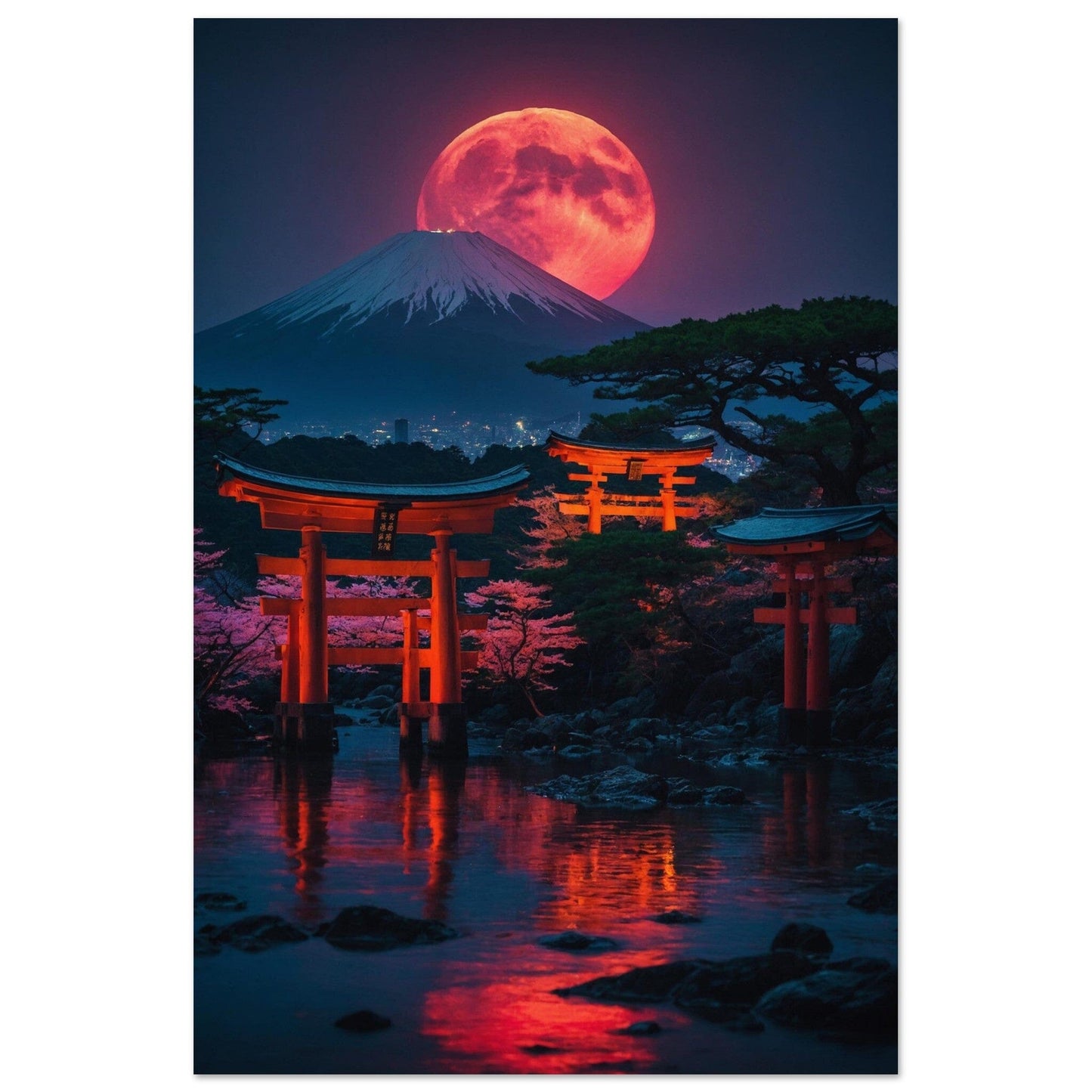 Premium Semi-Glossy Paper Poster Print Material Modern Masterpieces 60x90 cm / 24x36″ 