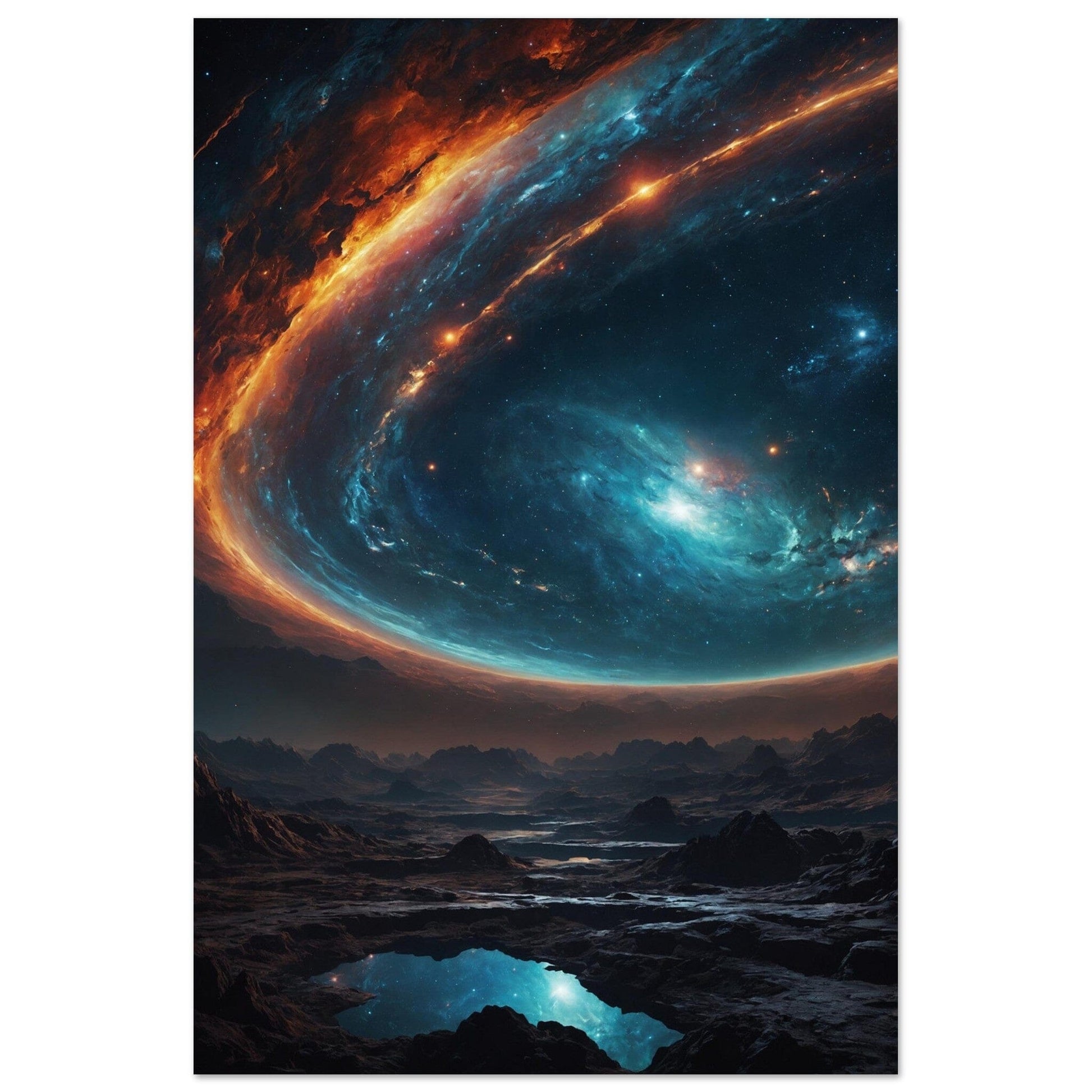 Premium Semi-Glossy Paper Poster Print Material Modern Masterpieces 60x90 cm / 24x36″ 
