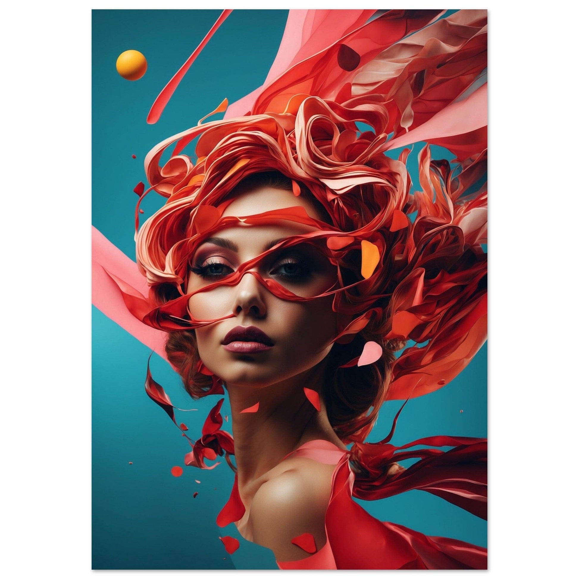 Premium Semi-Glossy Paper Poster Print Material Modern Masterpieces A1 (59.4 x 84.1 cm) 