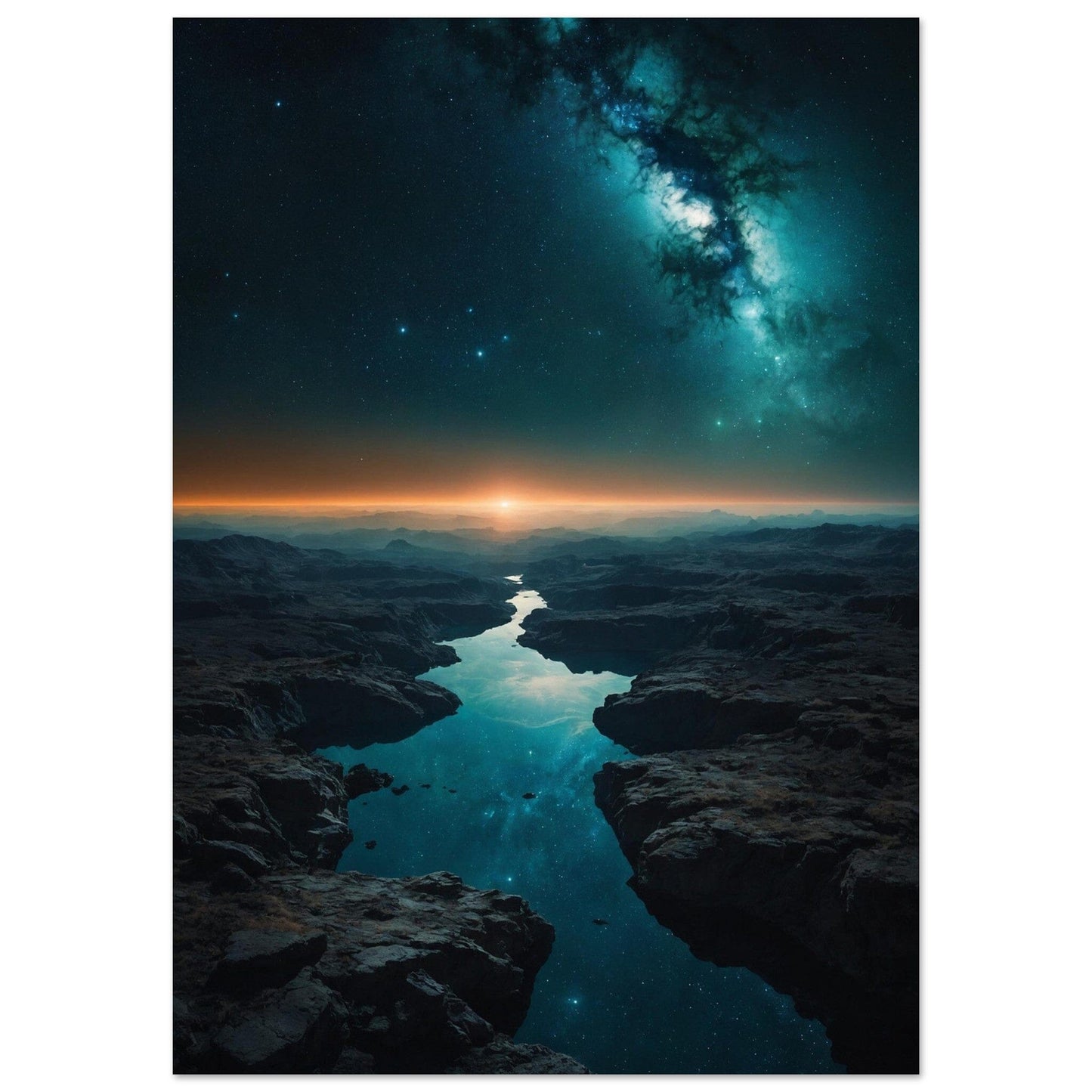 Premium Semi-Glossy Paper Poster Print Material Modern Masterpieces A1 (59.4 x 84.1 cm) 