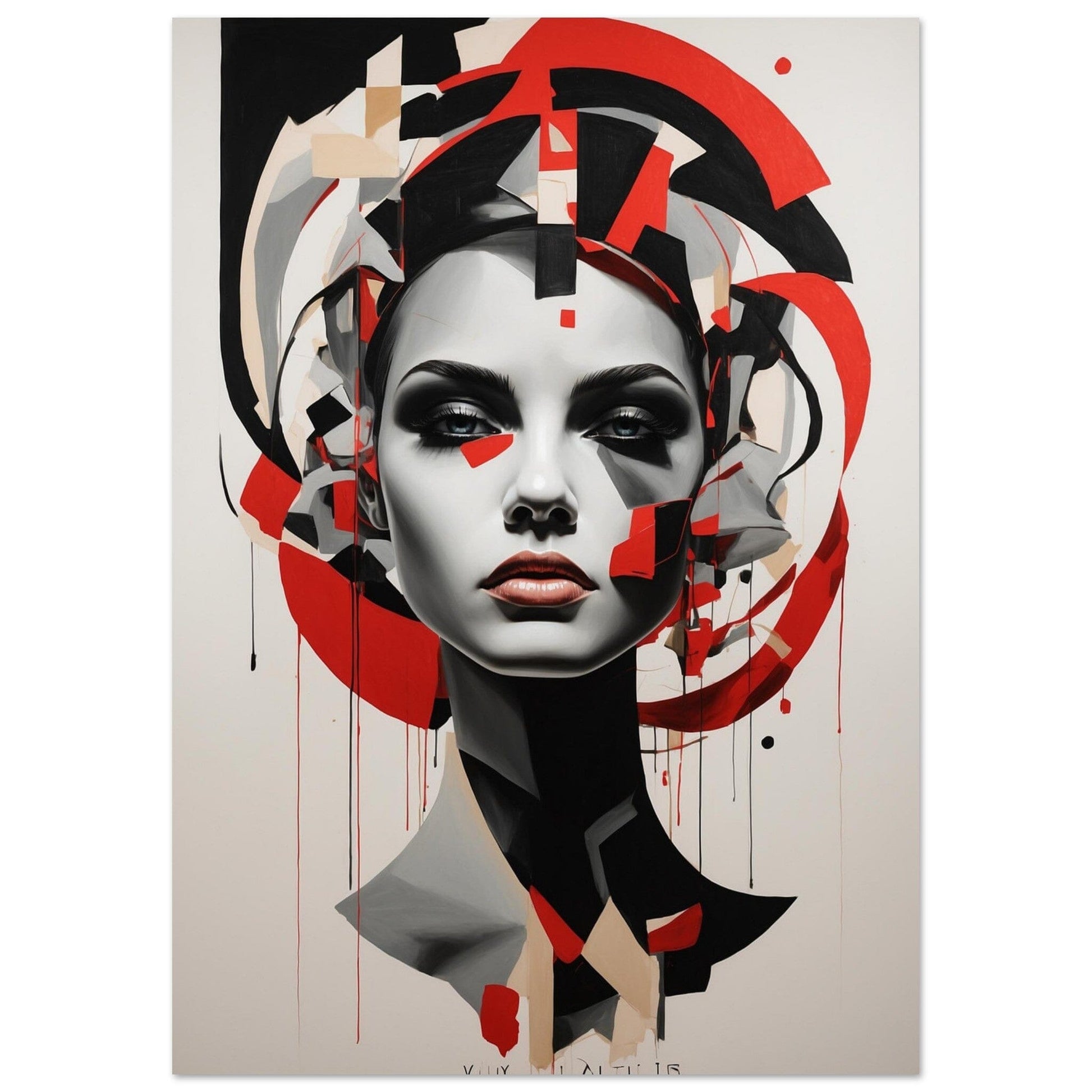 Premium Semi-Glossy Paper Poster Print Material Modern Masterpieces A2 (42 x 59.4 cm) 