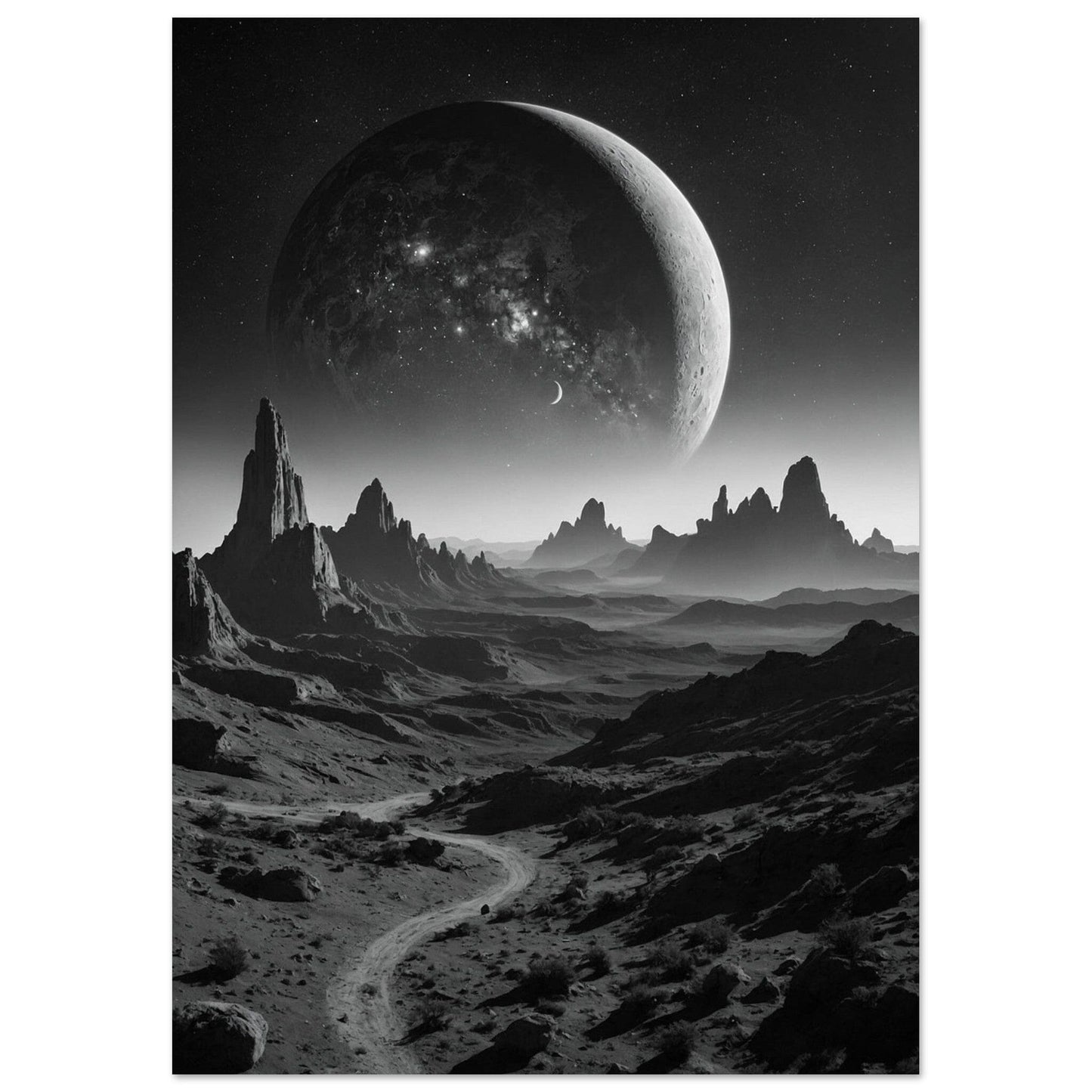 Premium Semi-Glossy Paper Poster Print Material Modern Masterpieces A2 (42 x 59.4 cm) 