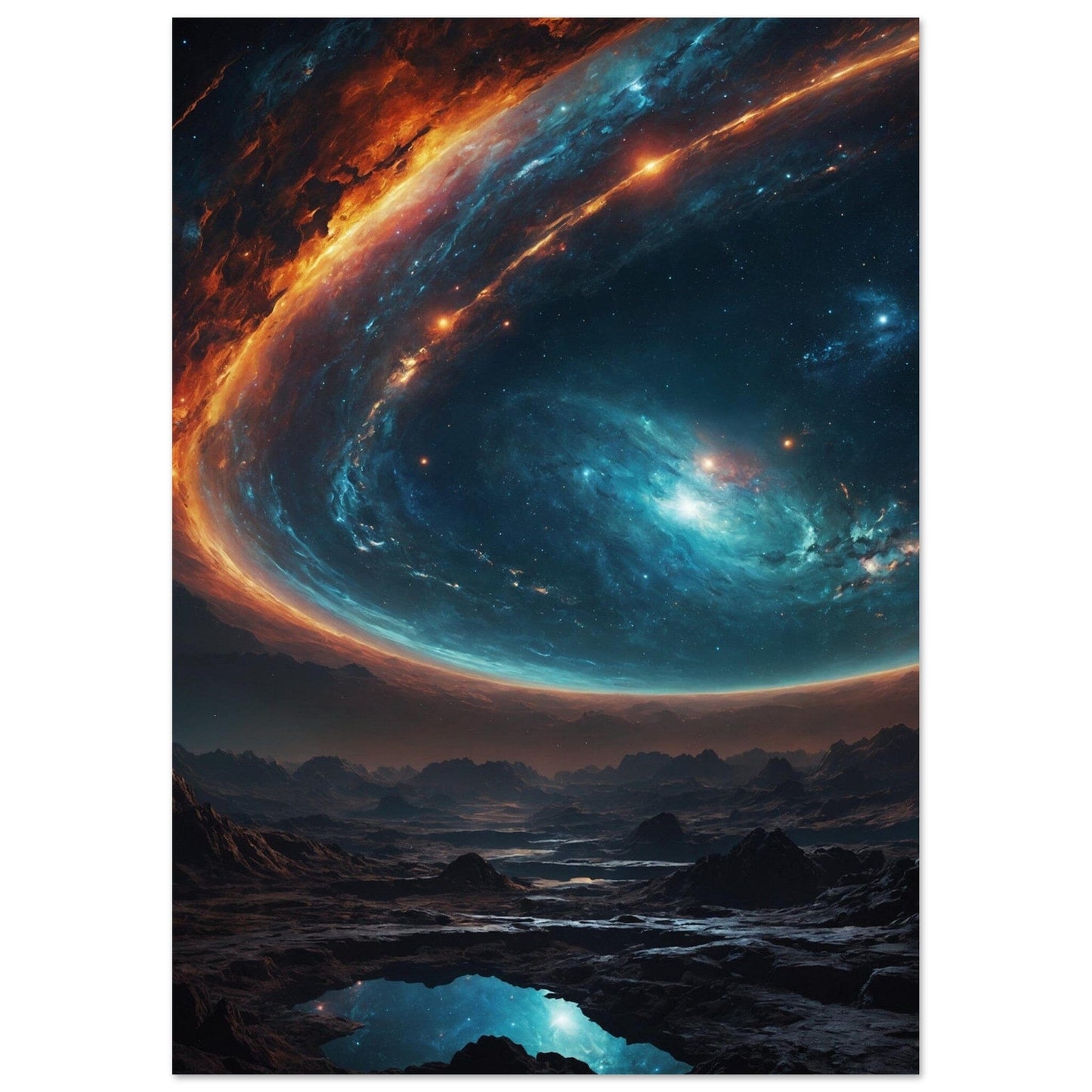 Premium Semi-Glossy Paper Poster Print Material Modern Masterpieces A2 (42 x 59.4 cm) 