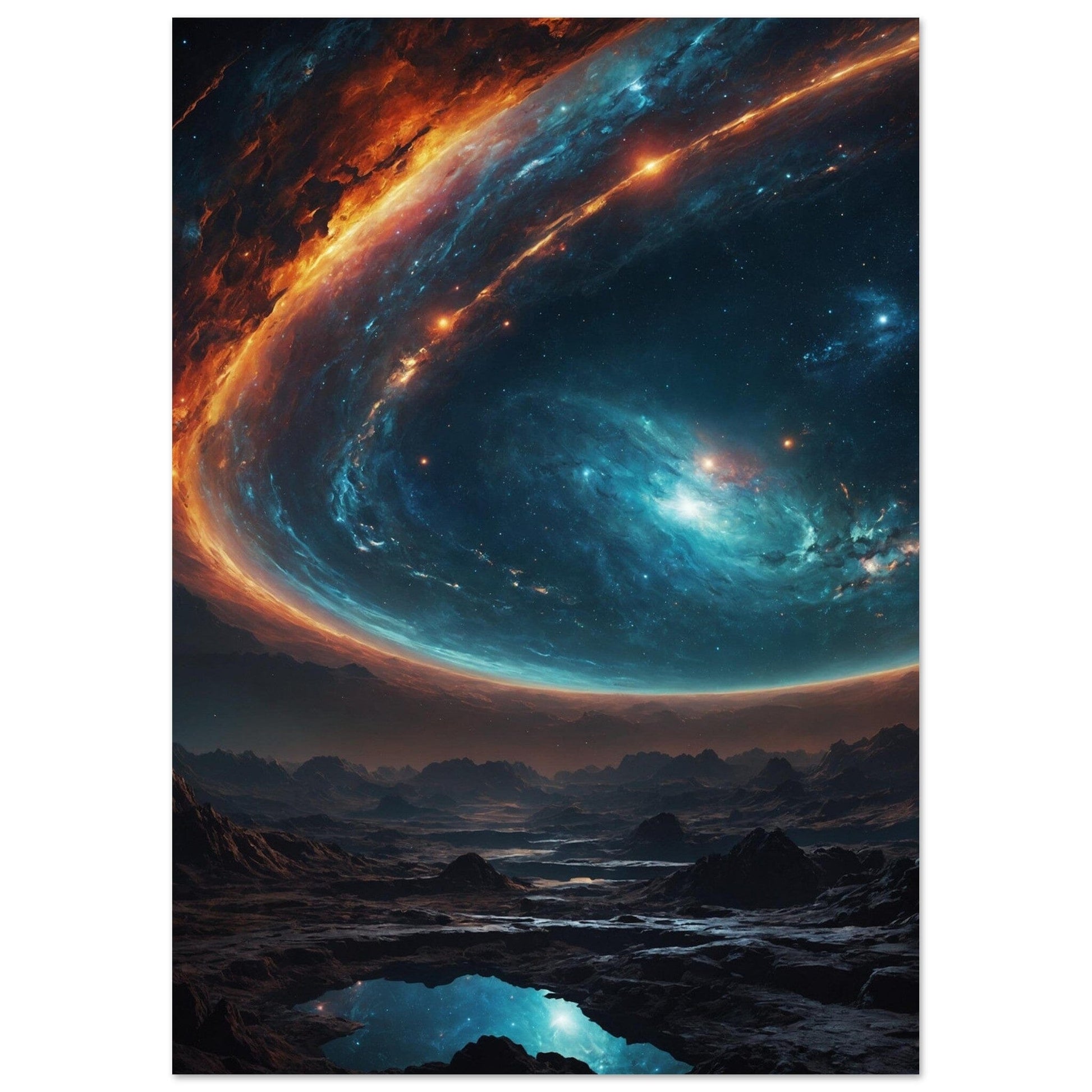 Premium Semi-Glossy Paper Poster Print Material Modern Masterpieces A2 (42 x 59.4 cm) 
