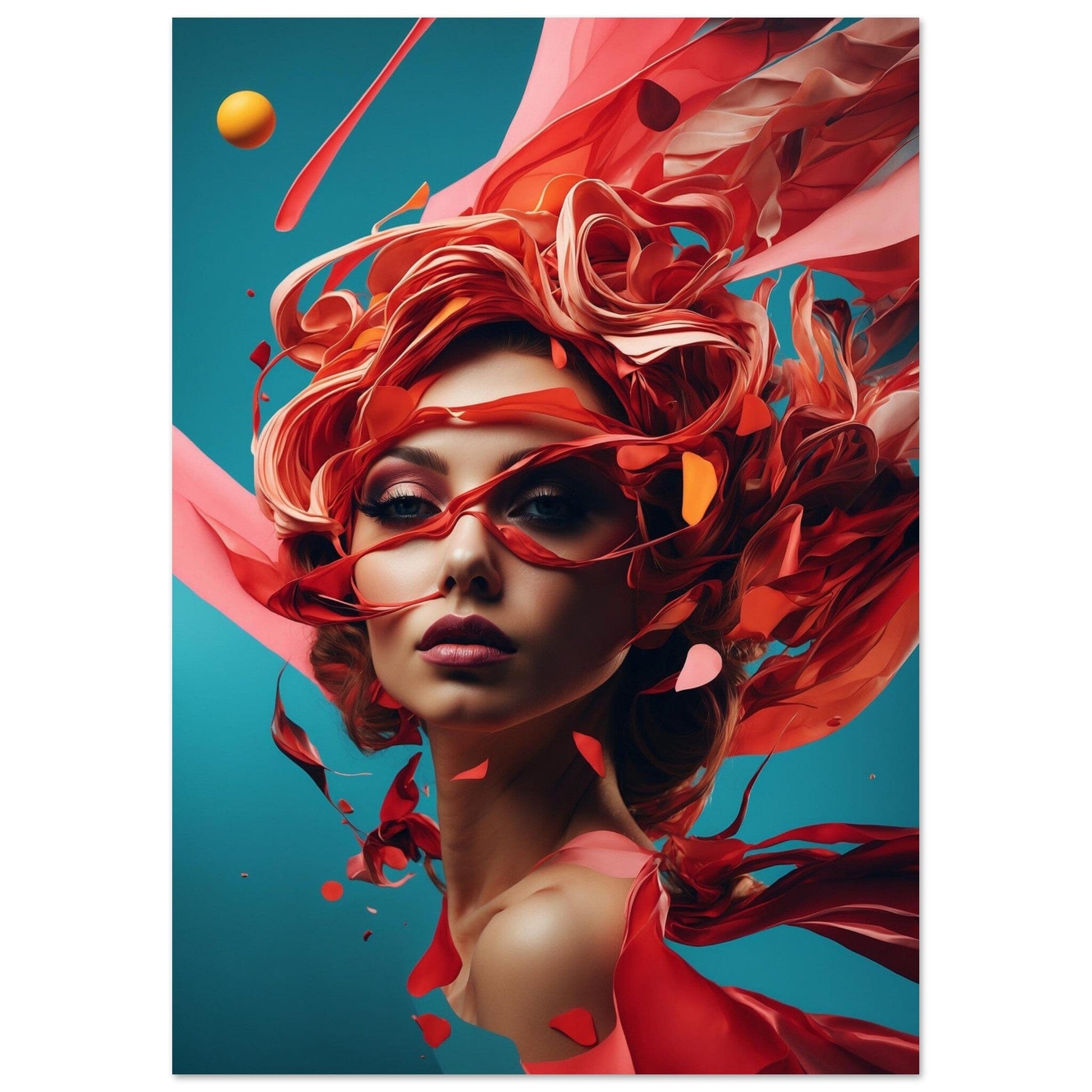 Premium Semi-Glossy Paper Poster Print Material Modern Masterpieces A2 (42 x 59.4 cm) 