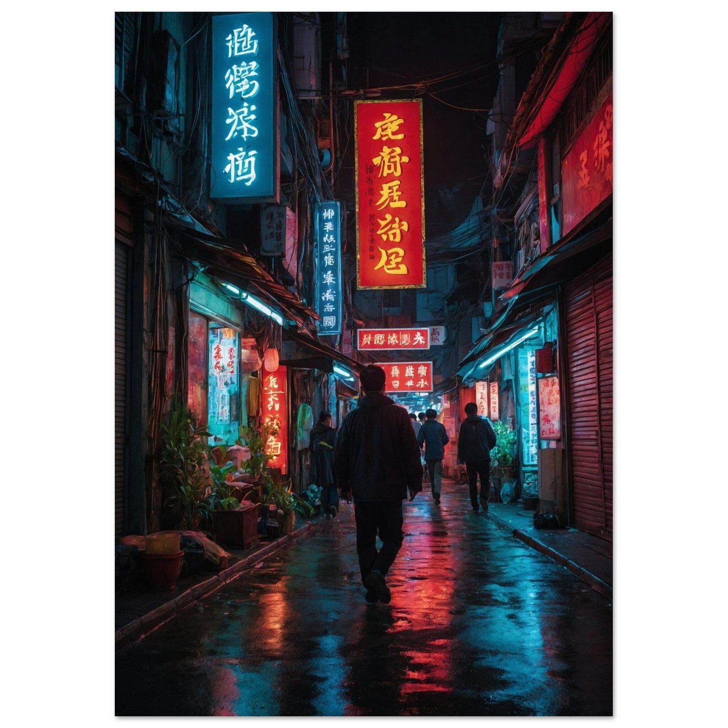 Premium Semi-Glossy Paper Poster Print Material Modern Masterpieces A4 21x29.7 cm / 8x12″ 