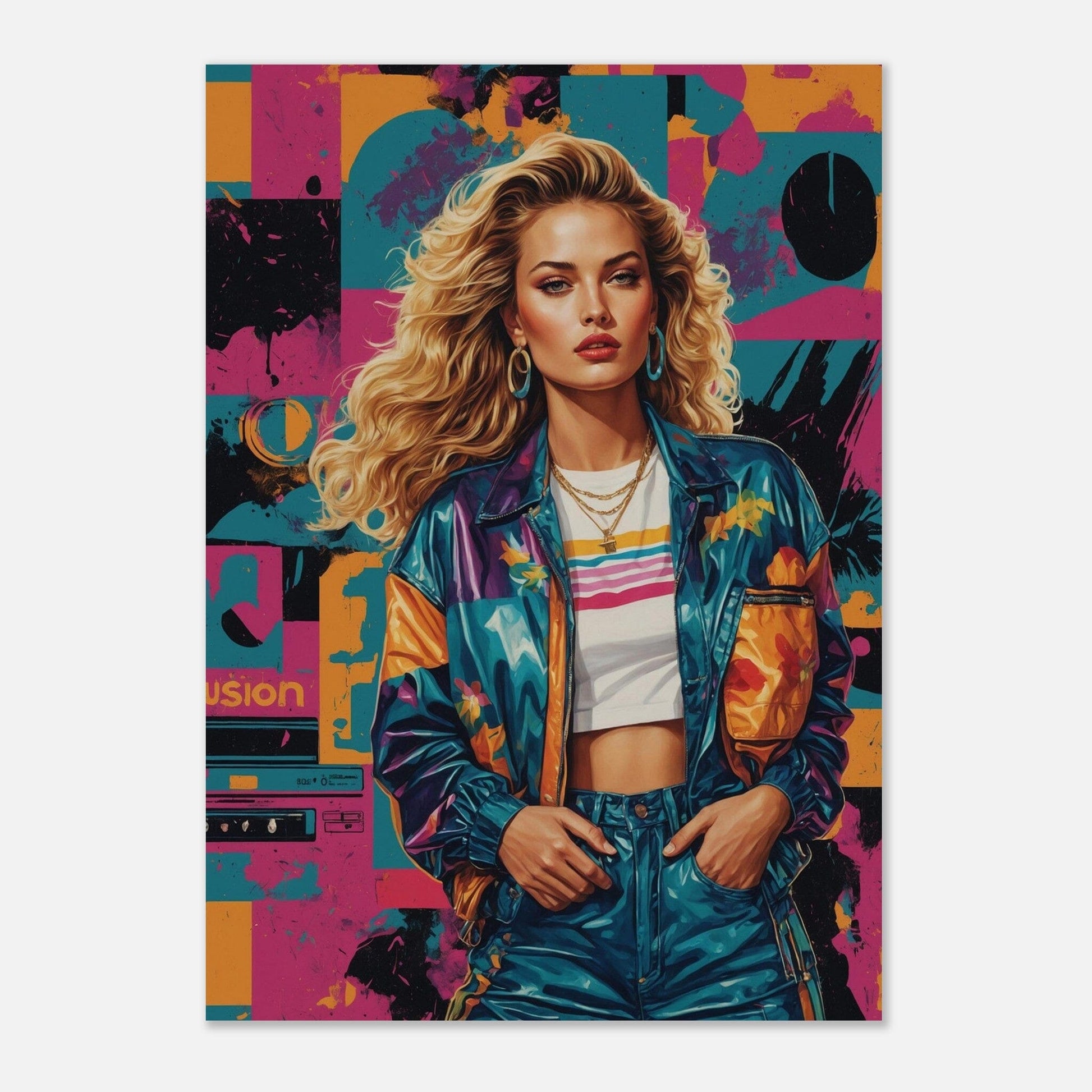 Premium Semi-Glossy Paper Poster Print Material Modern Masterpieces A4 21x29.7 cm / 8x12″ 