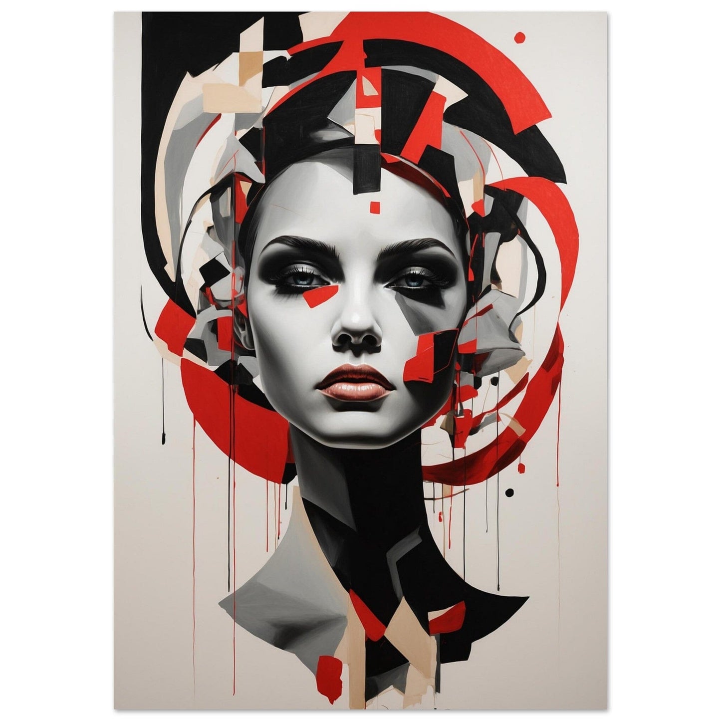 Premium Semi-Glossy Paper Poster Print Material Modern Masterpieces A4 21x29.7 cm / 8x12″ 