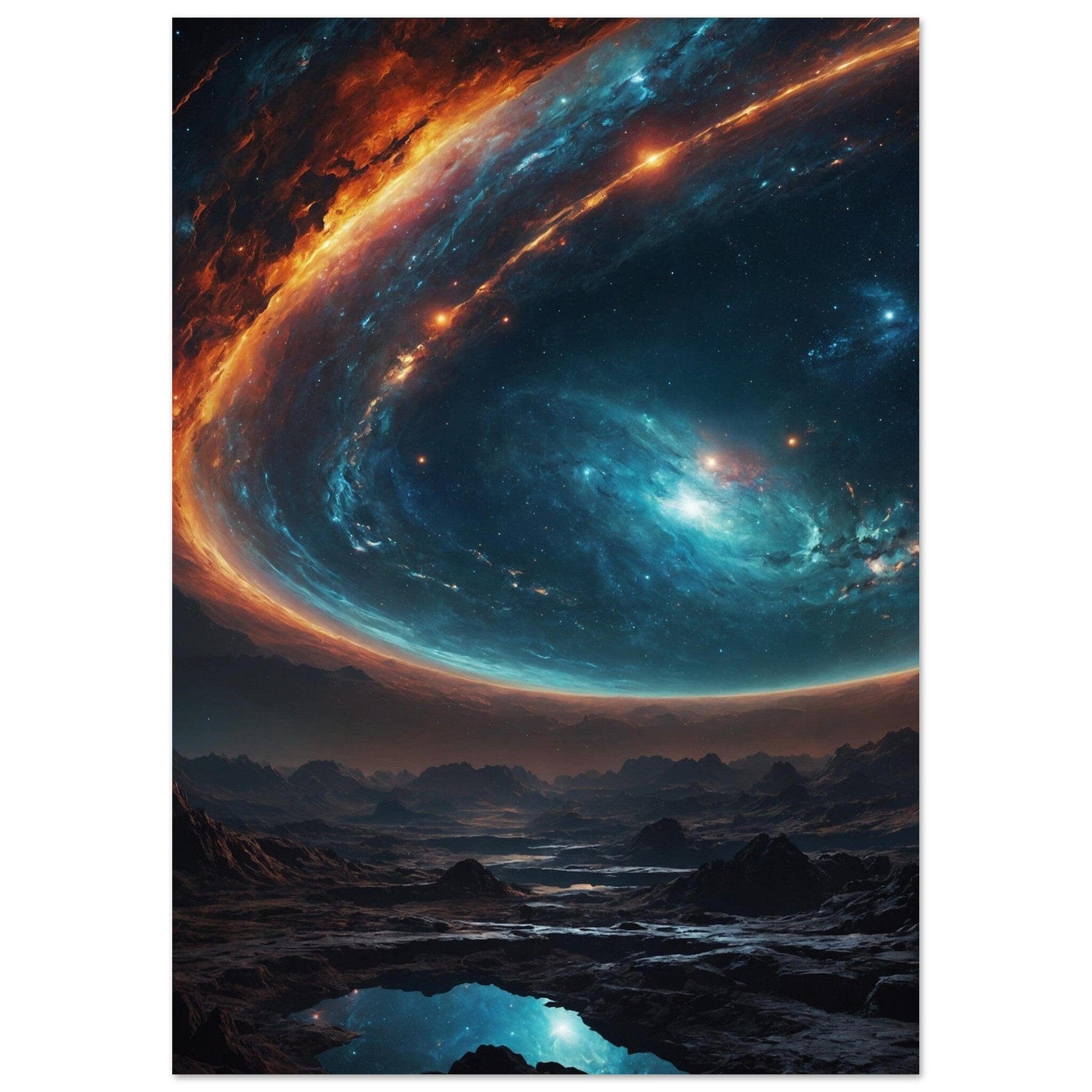Premium Semi-Glossy Paper Poster Print Material Modern Masterpieces A4 21x29.7 cm / 8x12″ 