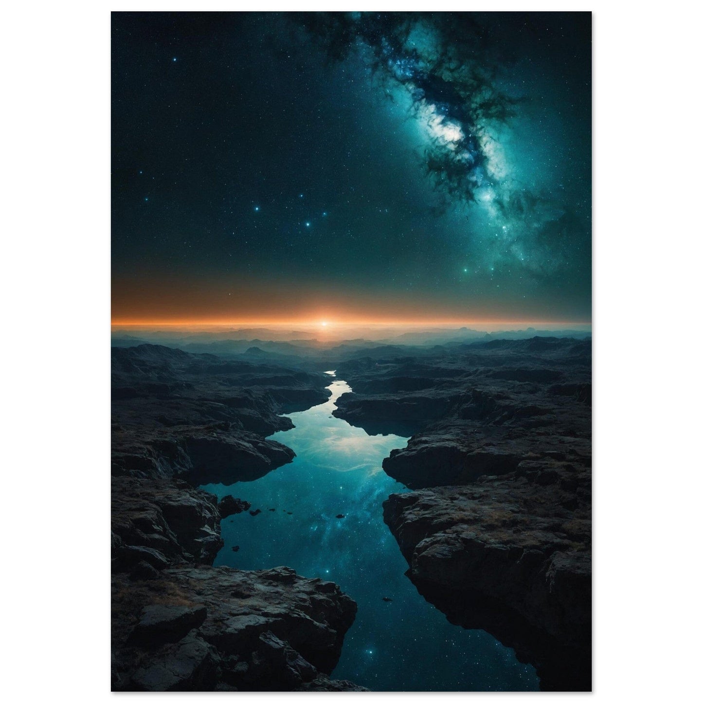 Premium Semi-Glossy Paper Poster Print Material Modern Masterpieces A4 21x29.7 cm / 8x12″ 