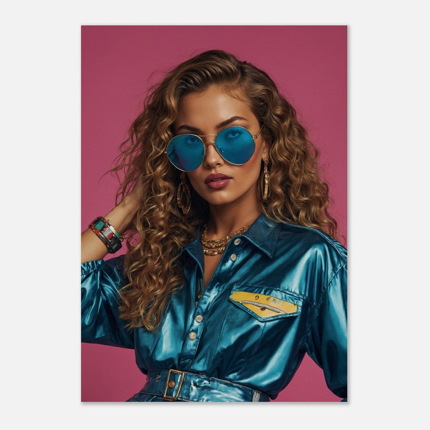 Premium Semi-Glossy Paper Poster Print Material Modern Masterpieces A4 21x29.7 cm / 8x12″ 