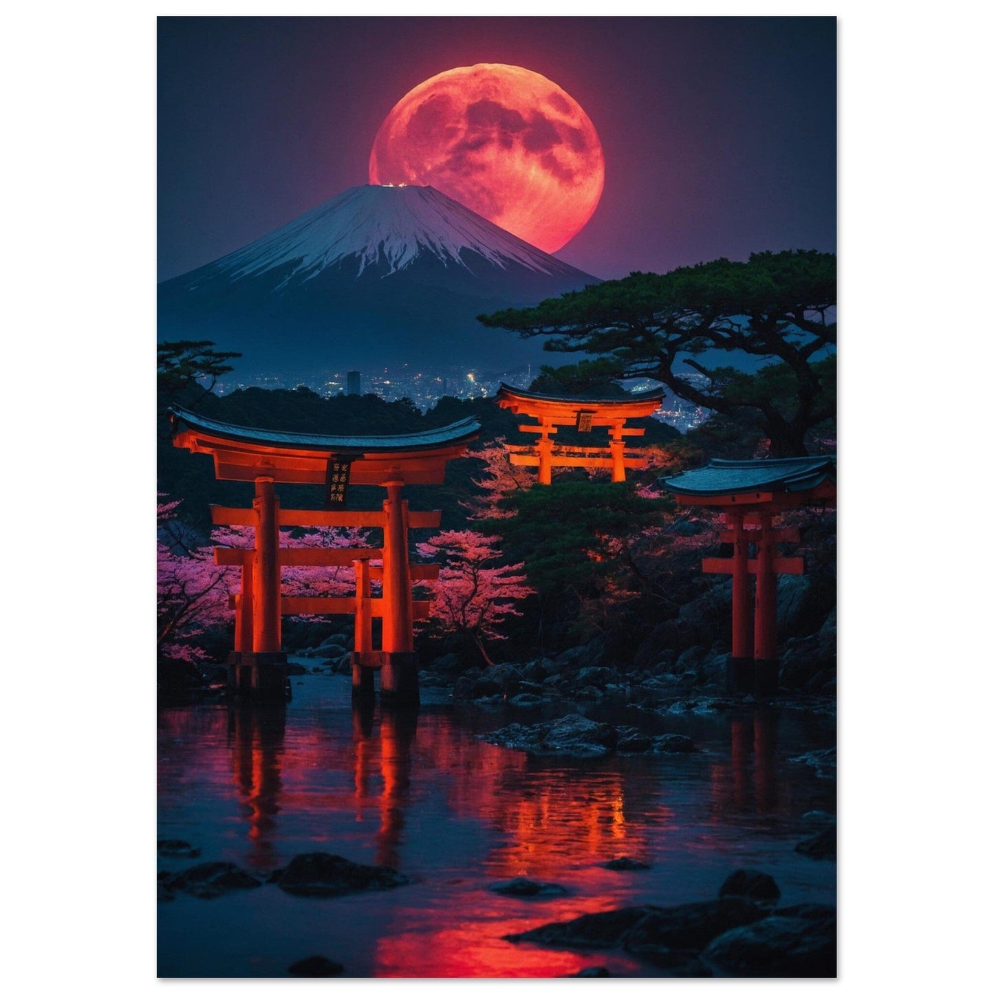 Premium Semi-Glossy Paper Poster Print Material Modern Masterpieces A4 21x29.7 cm / 8x12″ 