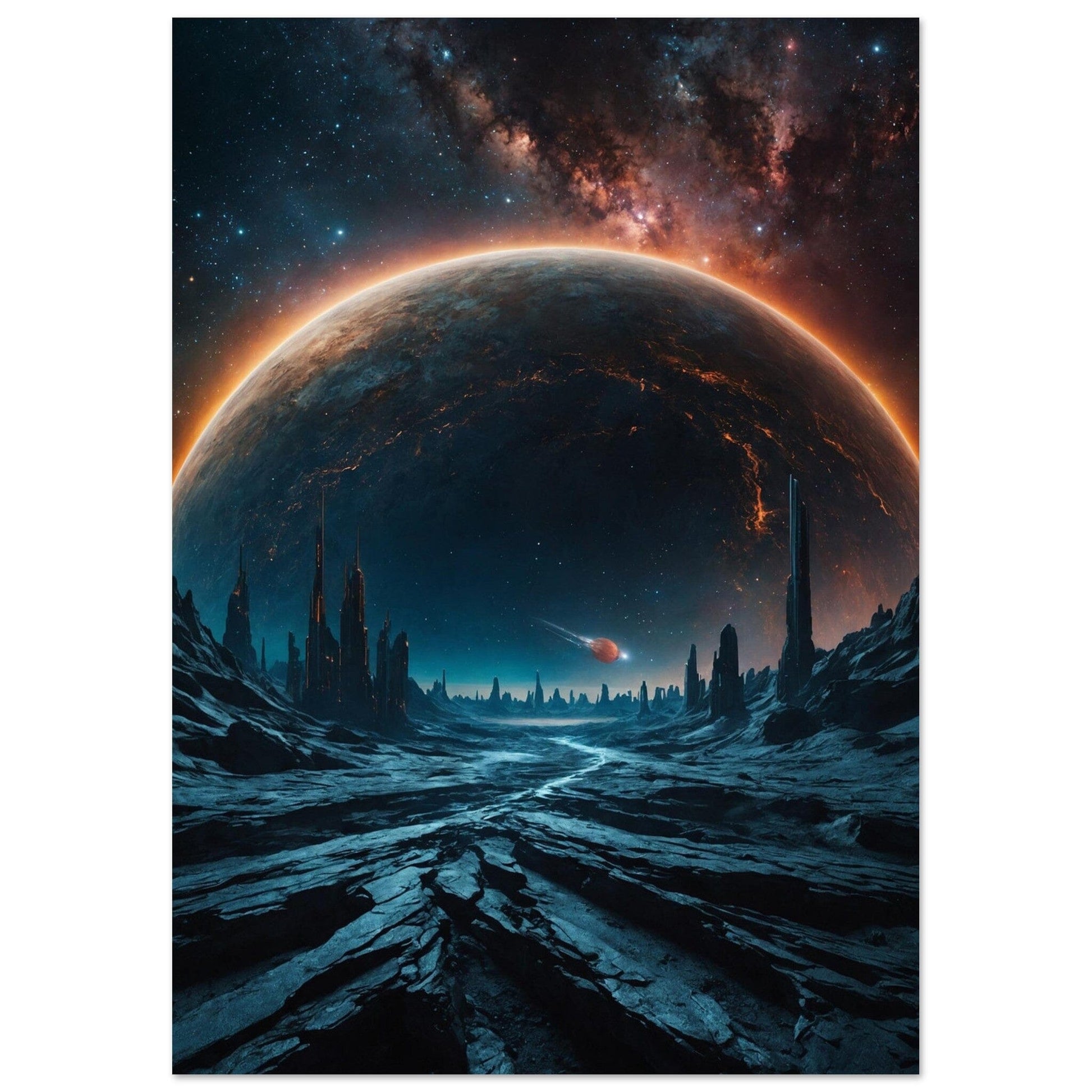 Premium Semi-Glossy Paper Poster Print Material Modern Masterpieces A4 21x29.7 cm / 8x12″ 