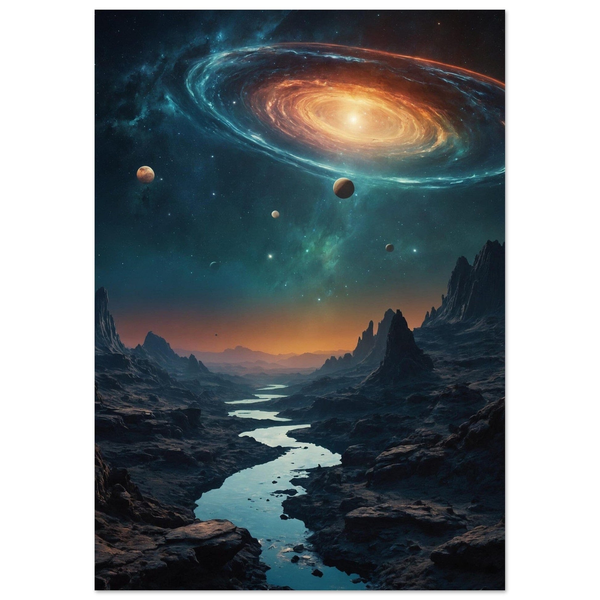 Premium Semi-Glossy Paper Poster Print Material Modern Masterpieces A4 21x29.7 cm / 8x12″ 