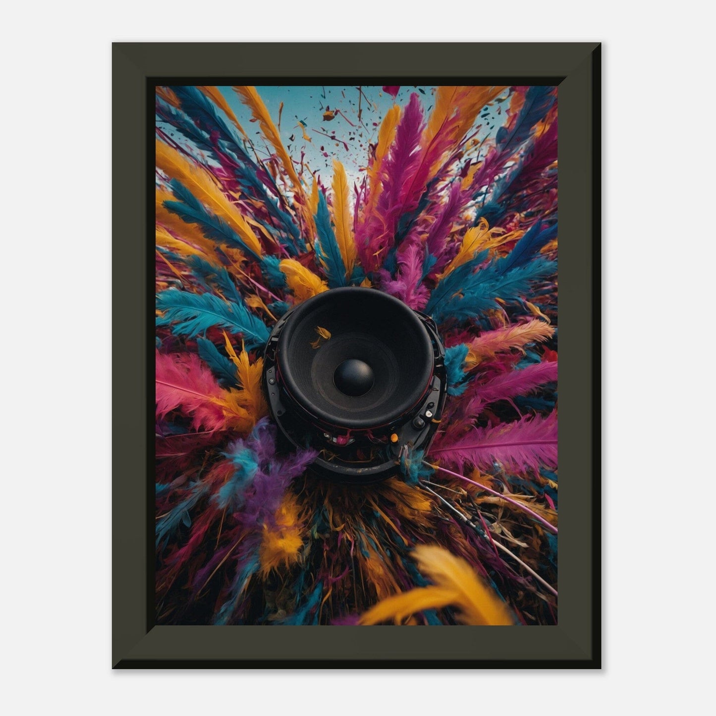 Radiant Reverie: Vibrant Dreamscape Print Material Modern Masterpieces 15x20 cm / 6x8″ 