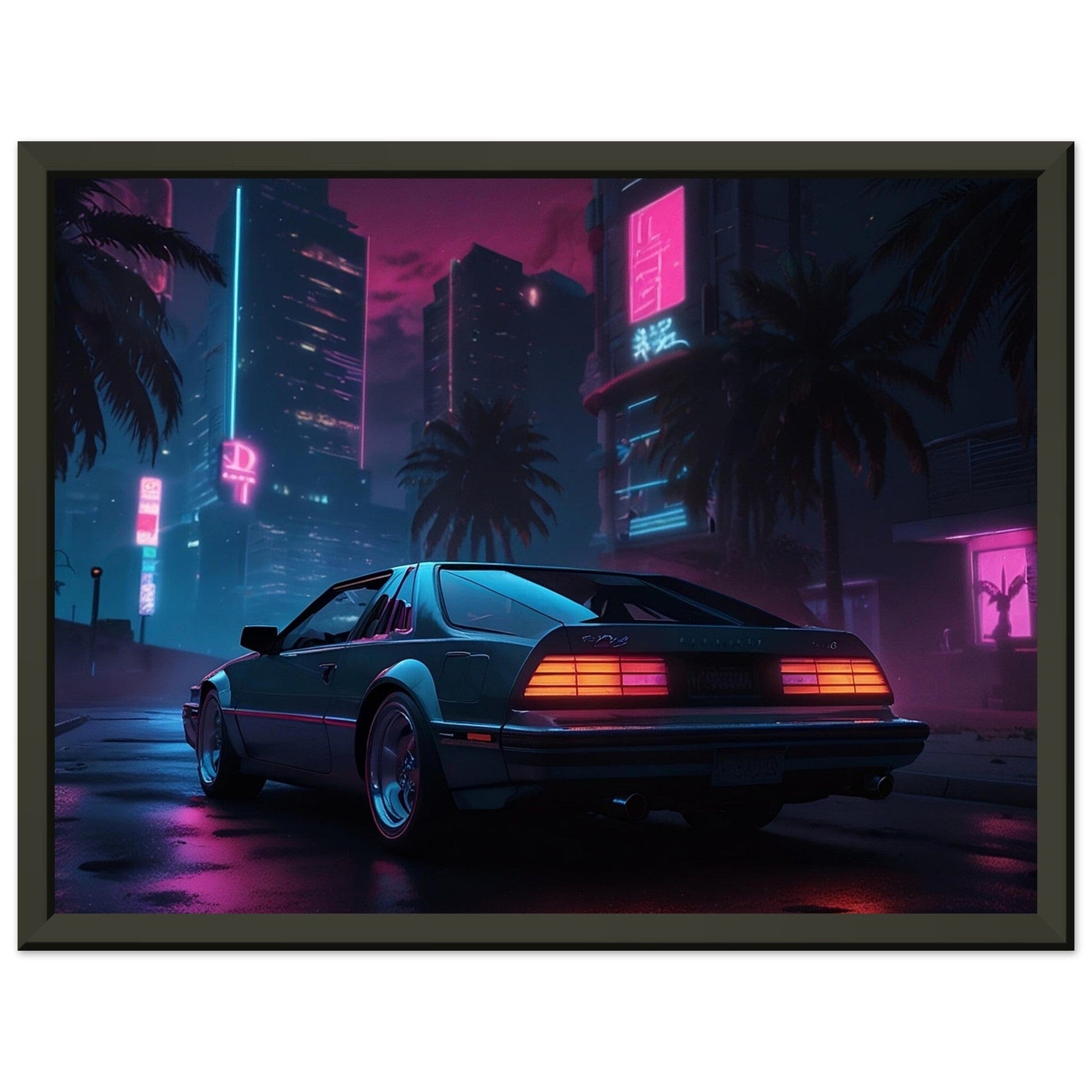 Retro Remix: Vibrant Vibe Print Material Modern Masterpieces 30x40 cm / 12x16″ 