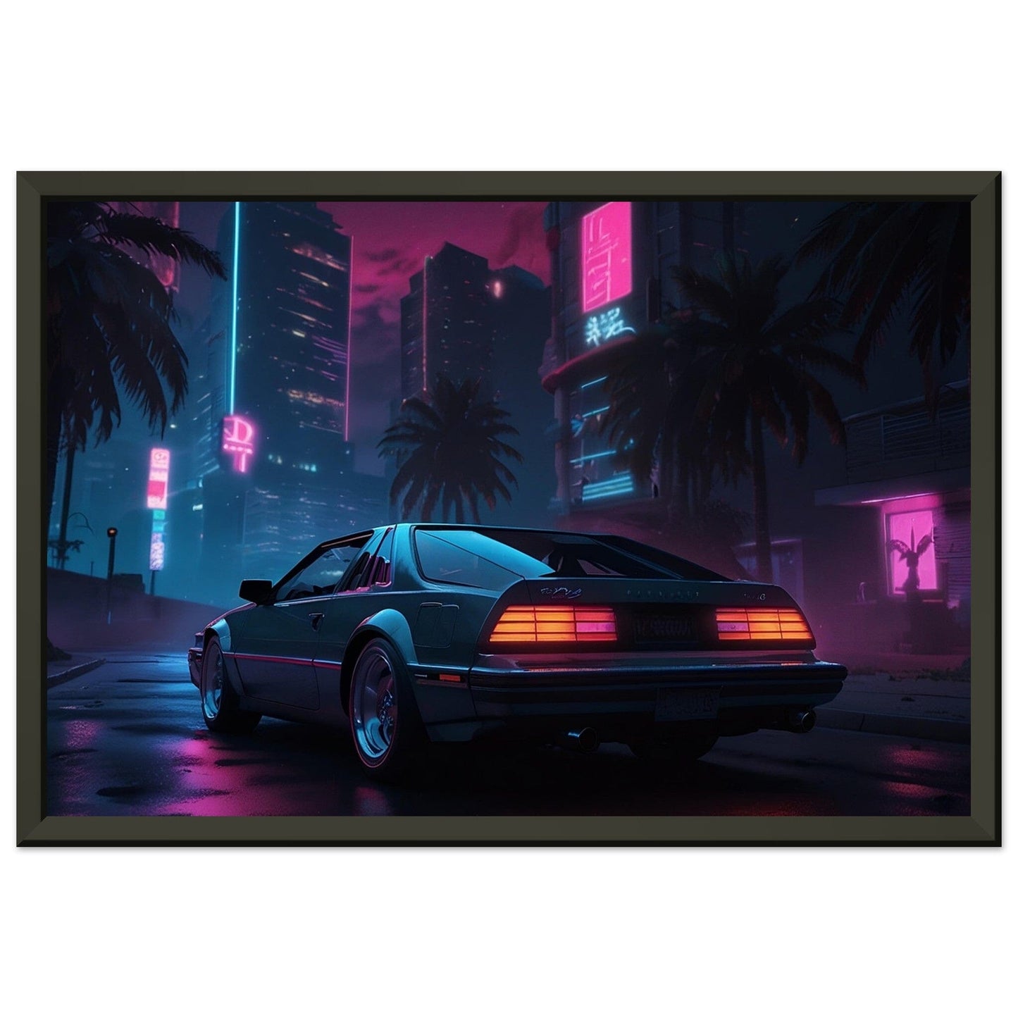 Retro Remix: Vibrant Vibe Print Material Modern Masterpieces 30x45 cm / 12x18″ 