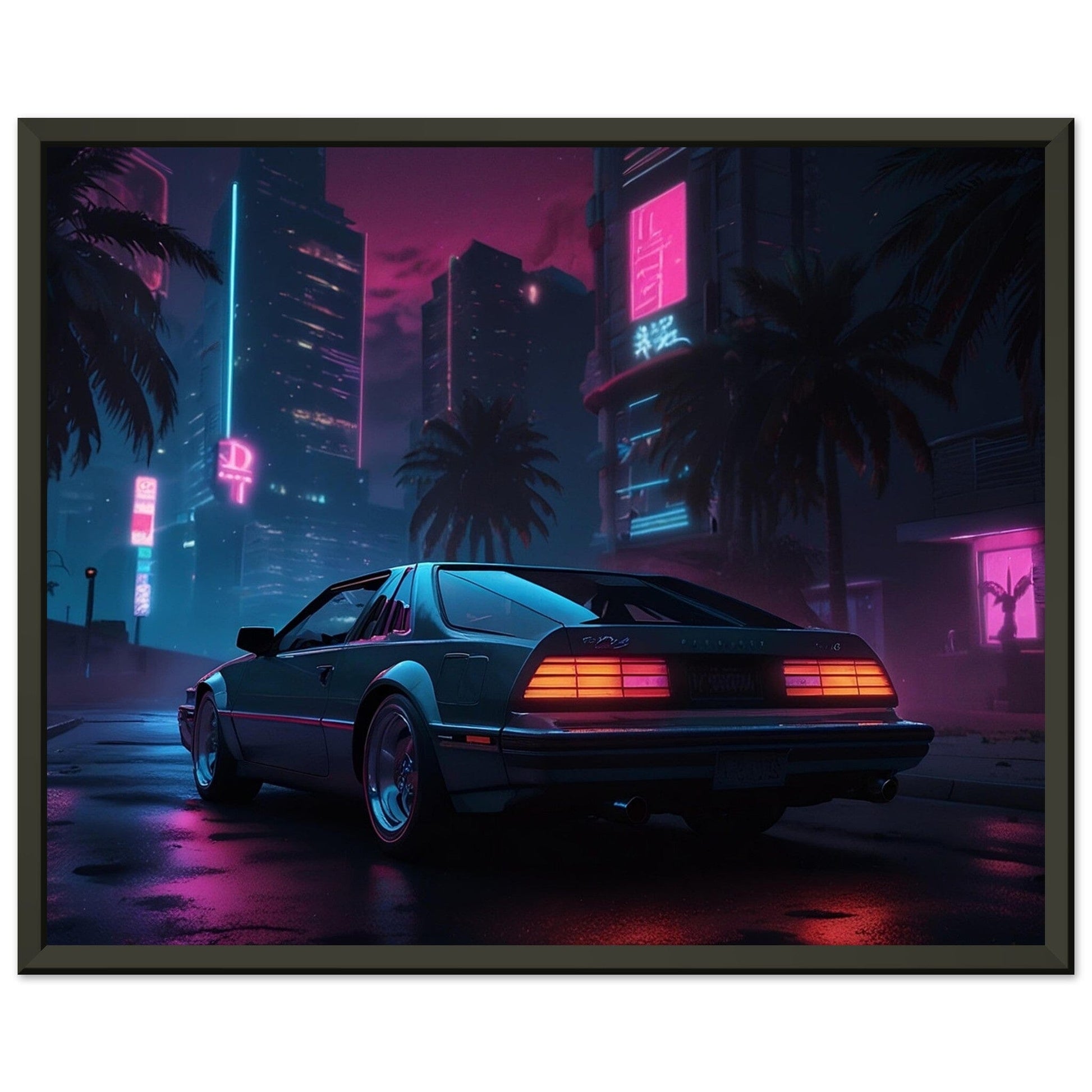 Retro Remix: Vibrant Vibe Print Material Modern Masterpieces 40x50 cm / 16x20″ 