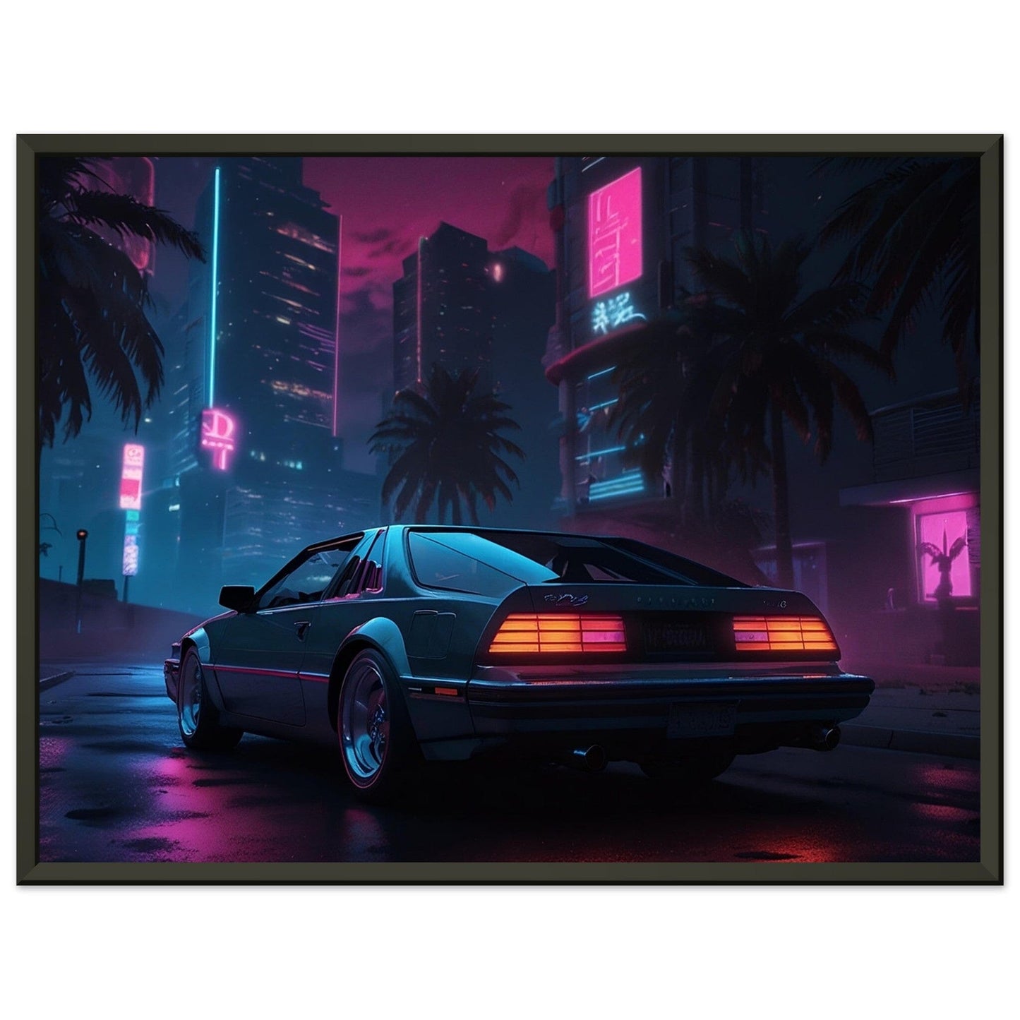 Retro Remix: Vibrant Vibe Print Material Modern Masterpieces 45x60 cm / 18x24″ 