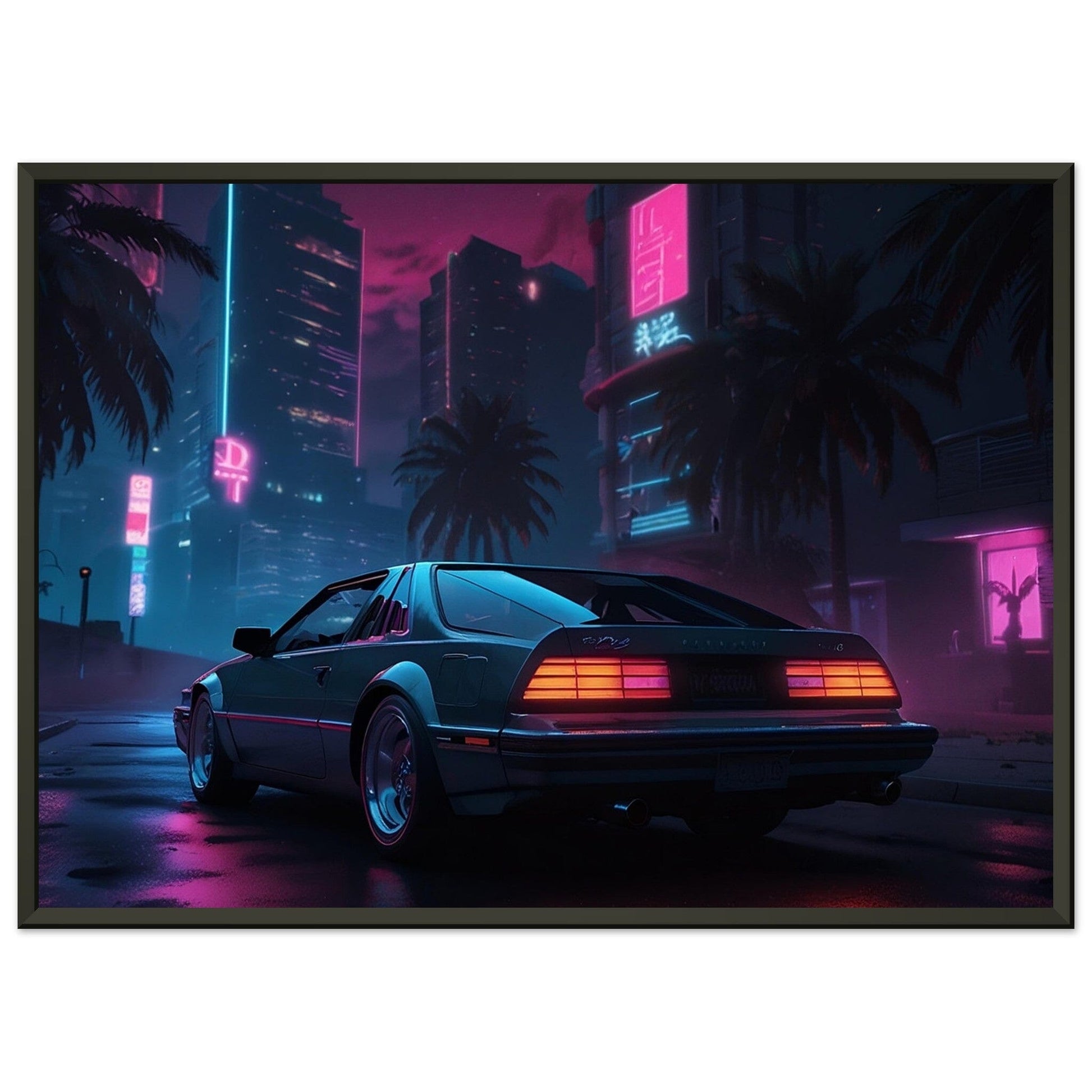 Retro Remix: Vibrant Vibe Print Material Modern Masterpieces 50x70 cm / 20x28″ 