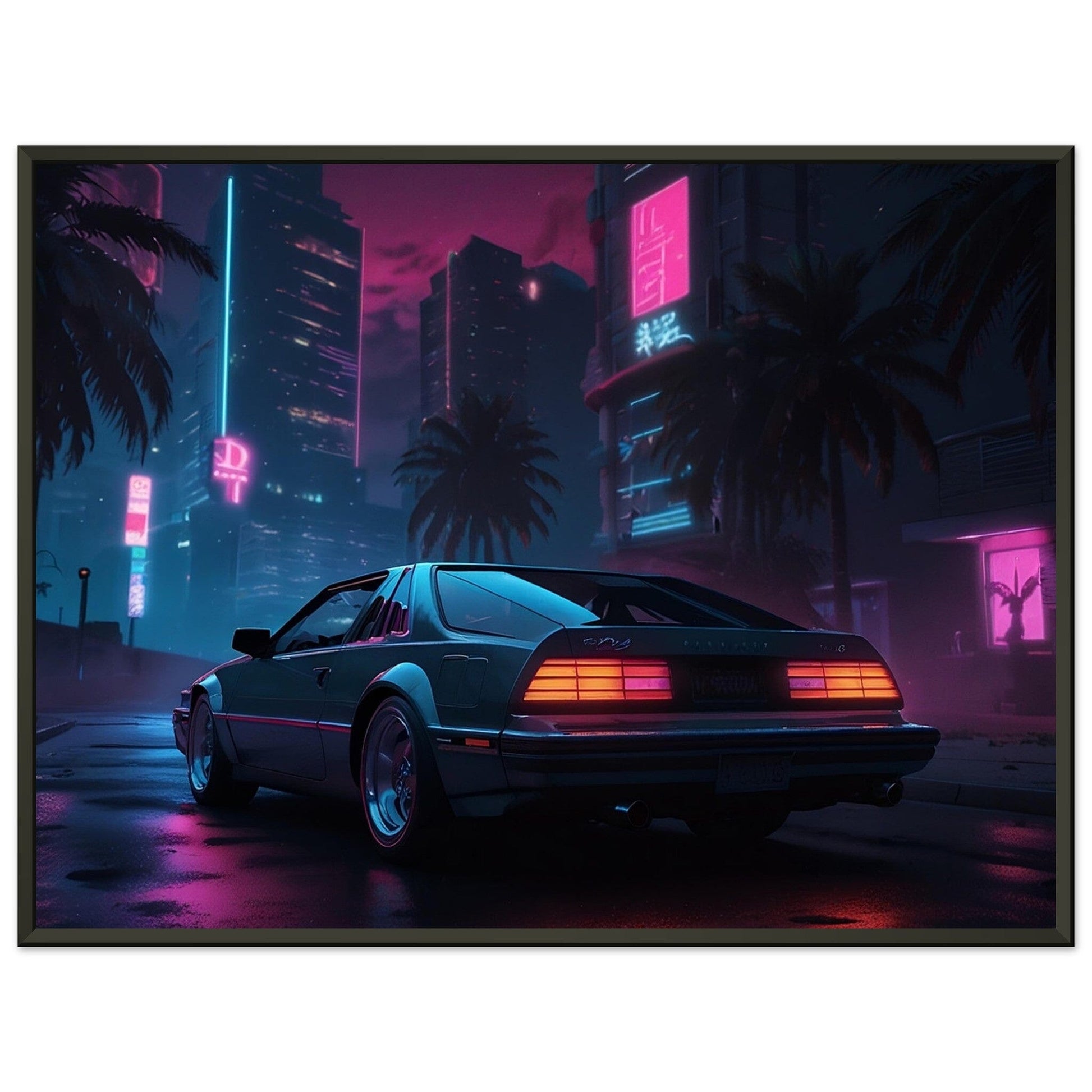 Retro Remix: Vibrant Vibe Print Material Modern Masterpieces 60x80 cm / 24x32″ 